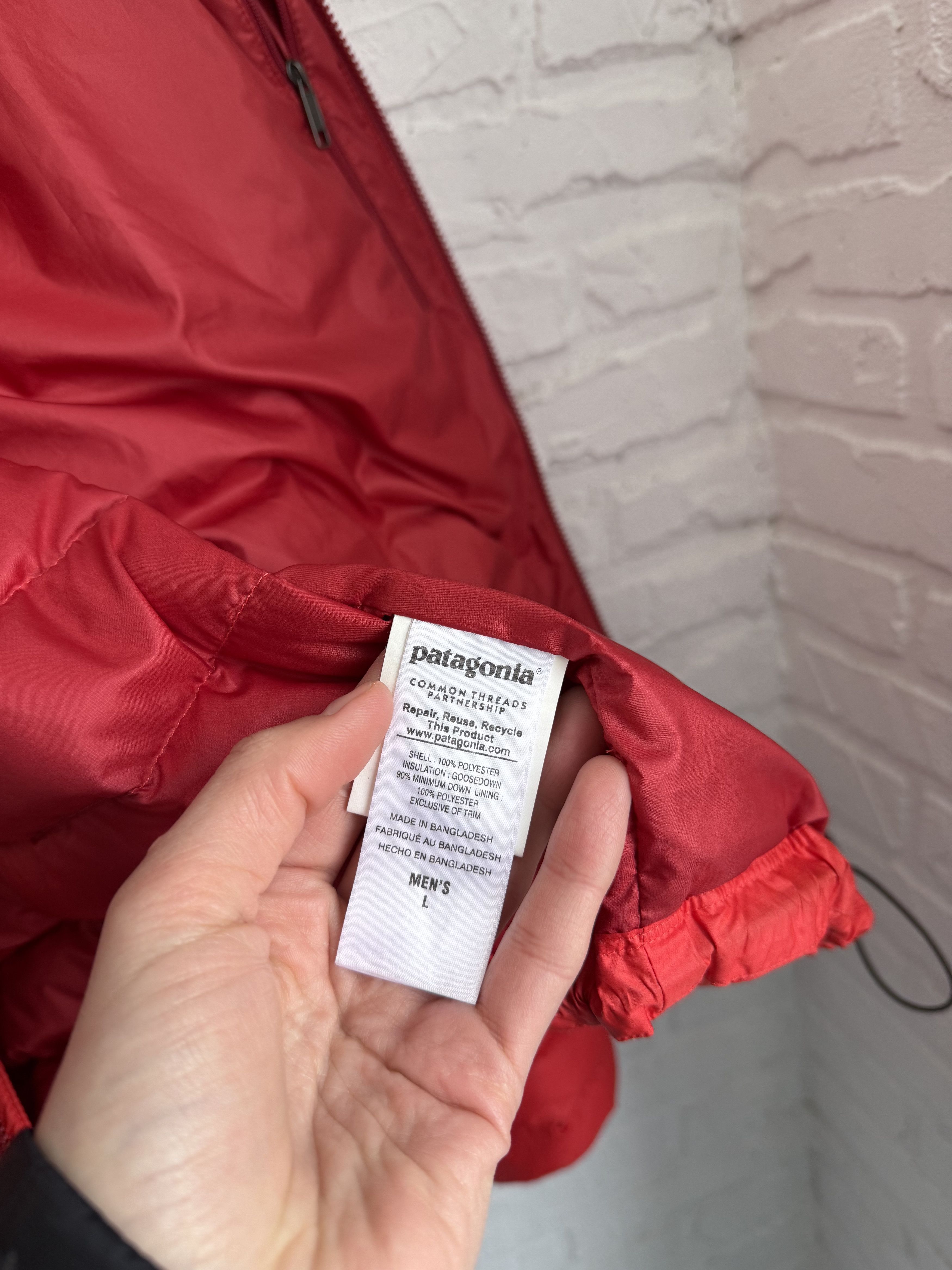 Patagonia Patagonia salmon red down jacket puffer Size US L / EU 52-54 / 3 - 4 Thumbnail