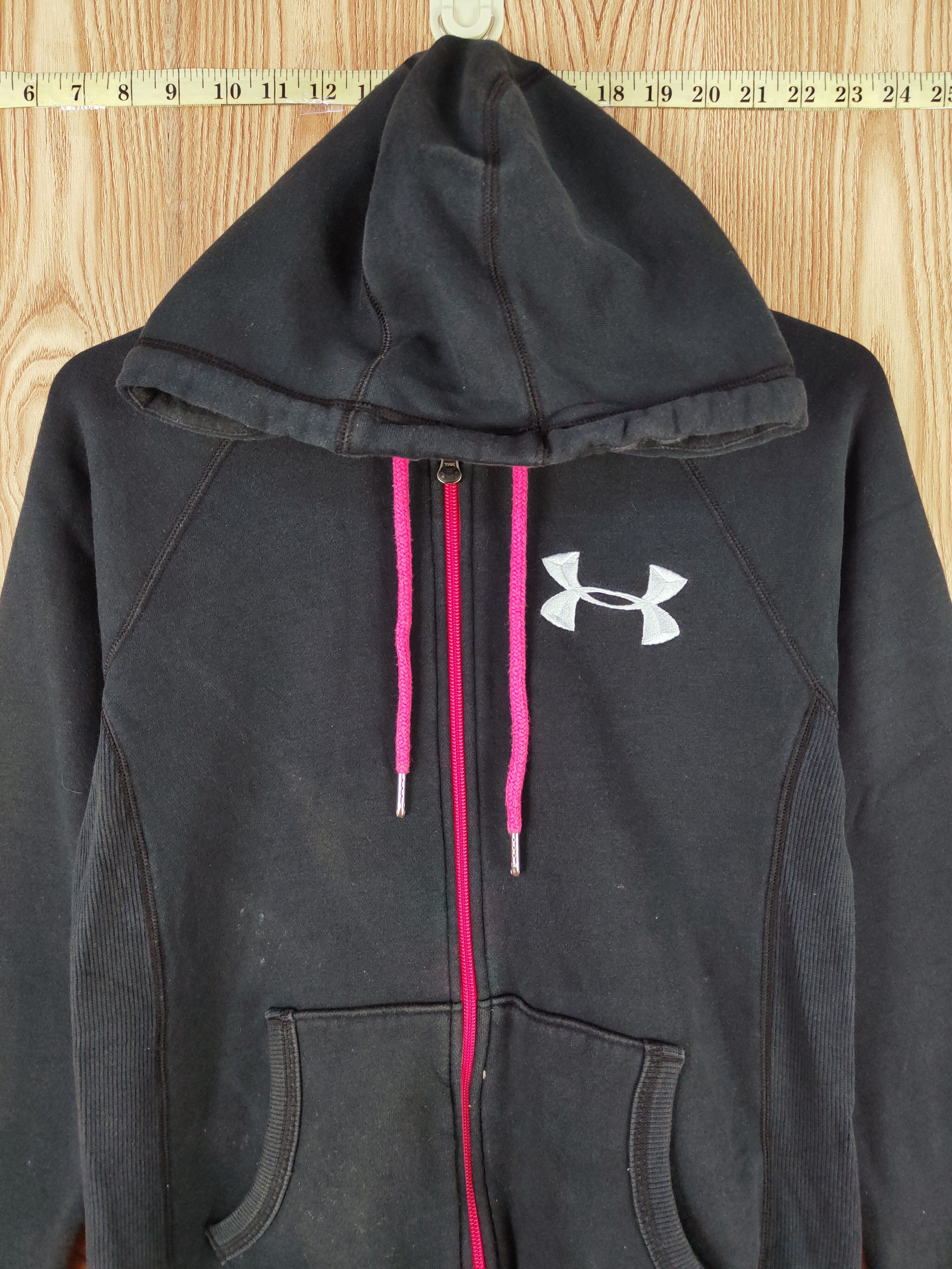 Under Armour × Vintage Vintage Stuff - Under Armour Navy Hoodie Sweaters Size S / US 4 / IT 40 - 2 Thumbnail
