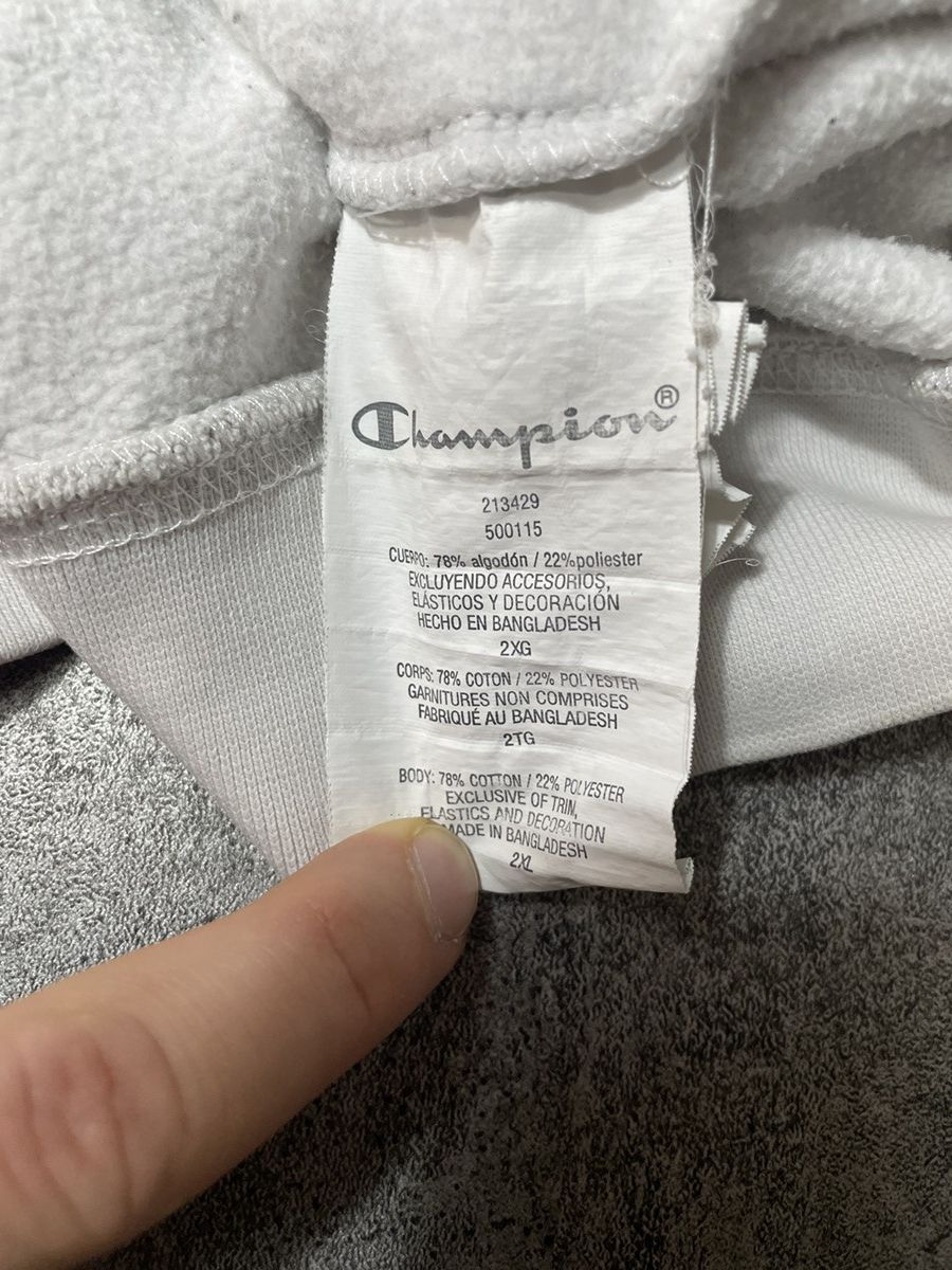 Champion Champion Vintage Y2K Hoodie Spellout Boxy Thick Size US XXL / EU 58 / 5 - 7 Thumbnail