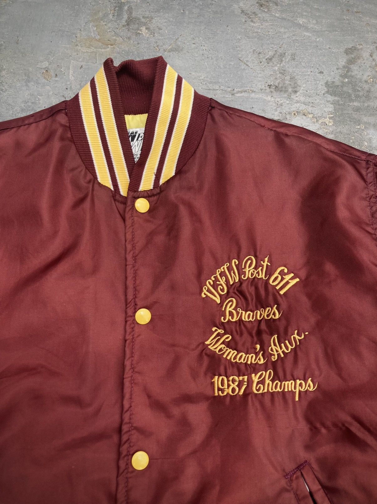 Other Vintage ‘87 West Wind Satin Bomber Jacket Size US S / EU 44-46 / 1 - 6 Thumbnail