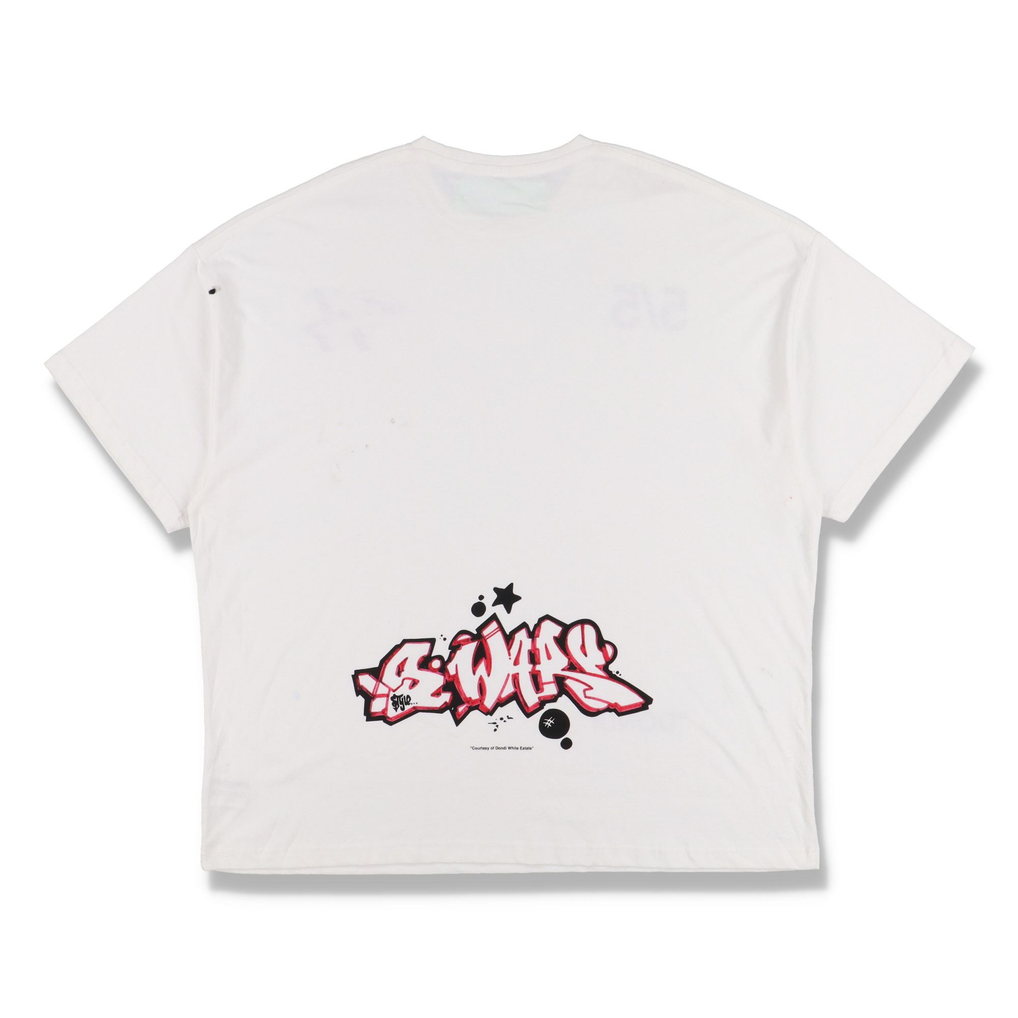 Off-White White Dondi Graffiti Super Oversized T-Shirt Size US M / EU 48-50 / 2 - 8 Thumbnail