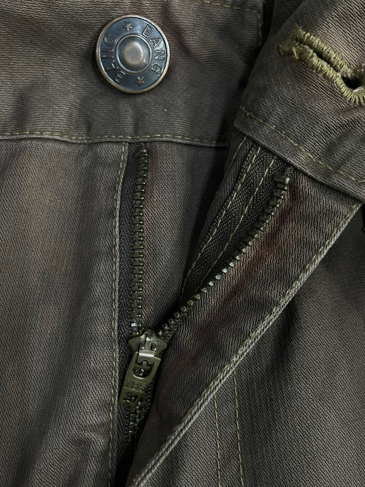 If Six Was Nine × Japanese Brand × Le Grande Bleu (L.G.B.) Bangbang Predator Bondage Parachute Baggy Thick Cargo Pants Size US 30 / EU 46 - 10 Thumbnail
