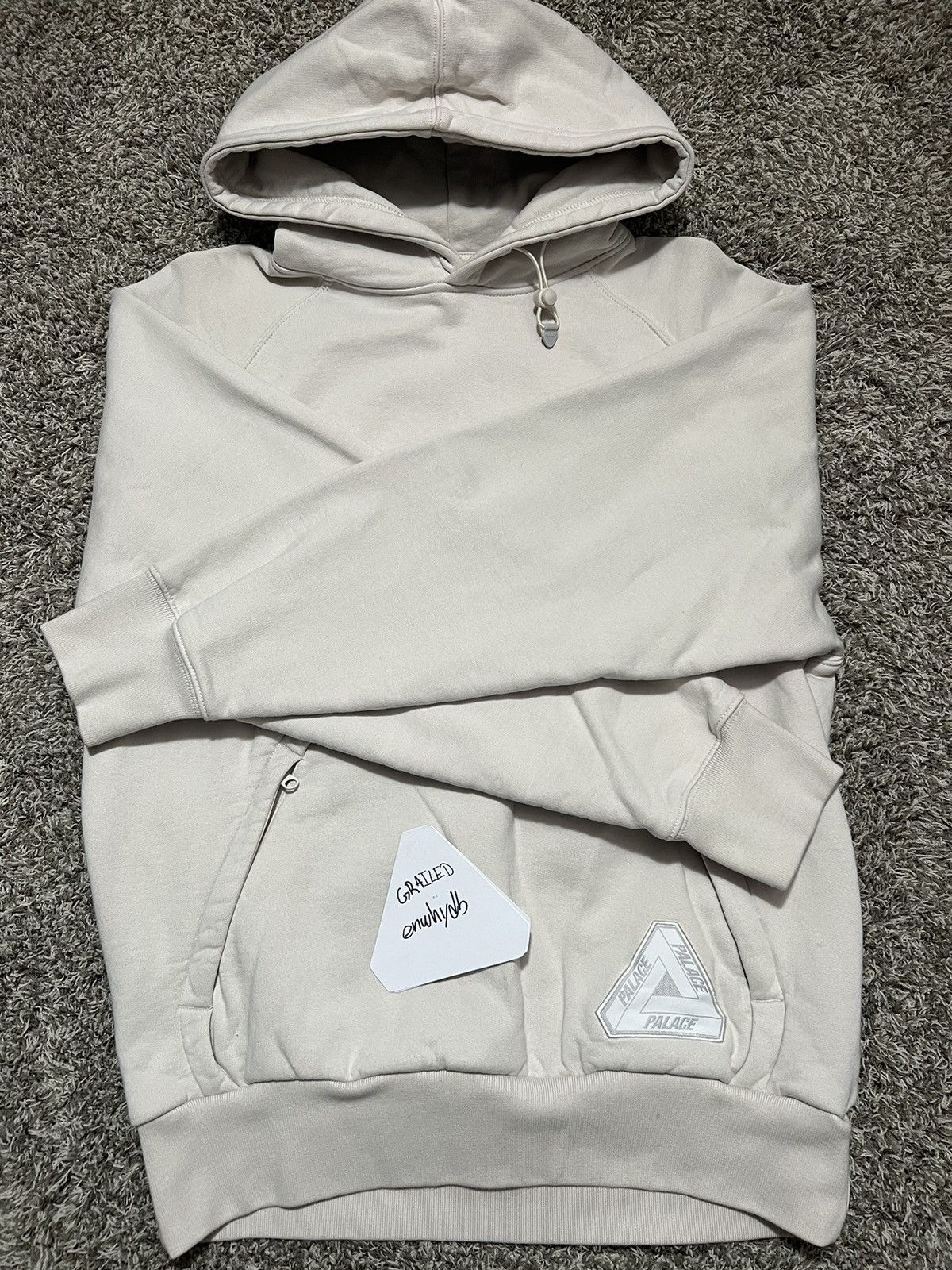 Palace Tri Pocket Hood Smoke Grey