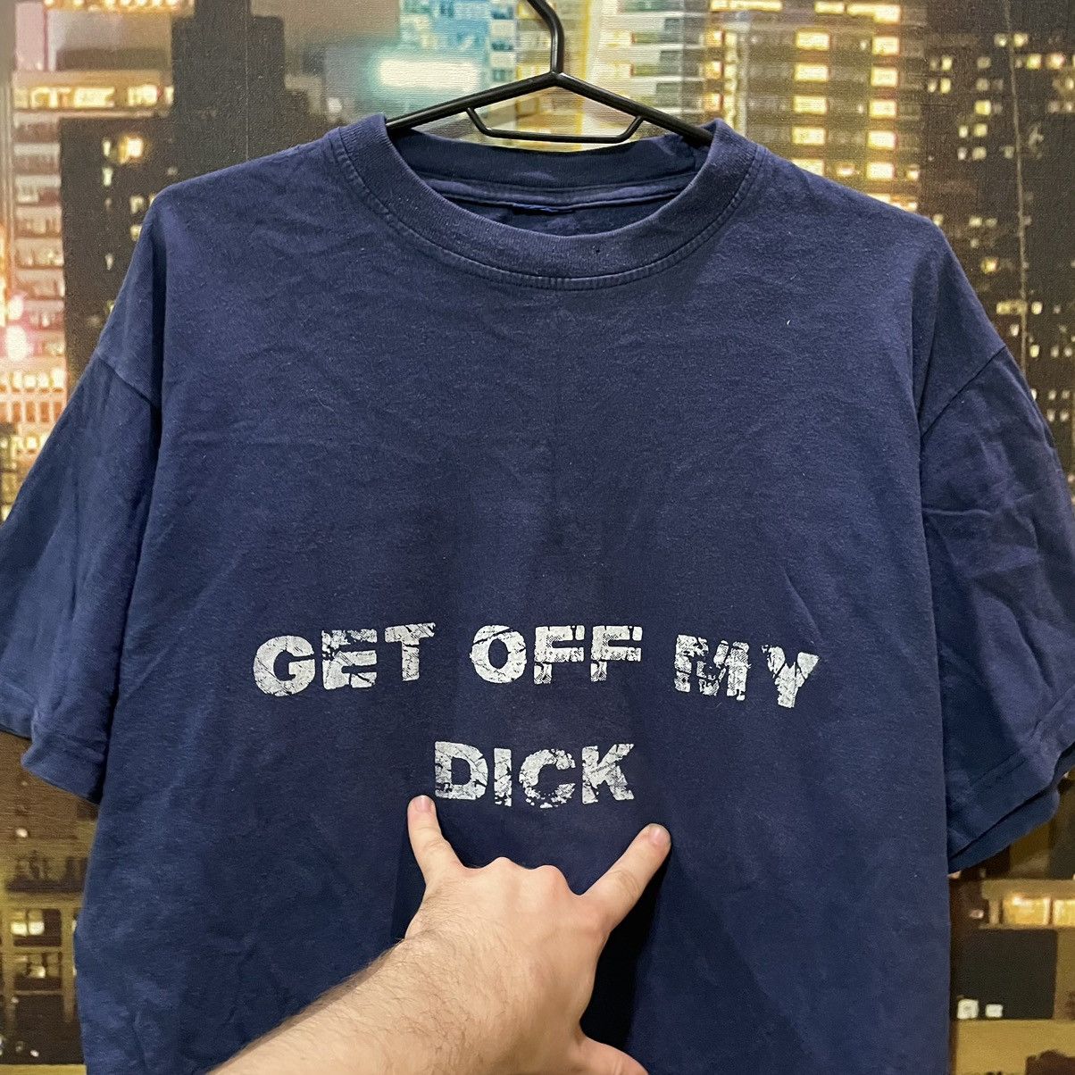 Vintage Vintage 90s Sun Faded Graphic Tee Humor Streetwear Baggy L Size US L / EU 52-54 / 3 - 3 Thumbnail