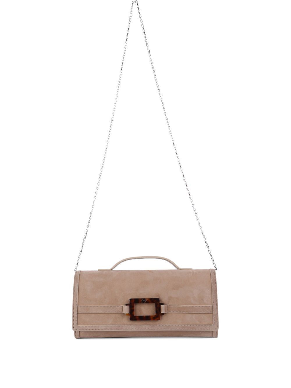 Roger Vivier BELLE VIVIER LEATHER CLUTCH Size ONE SIZE - 1 Thumbnail