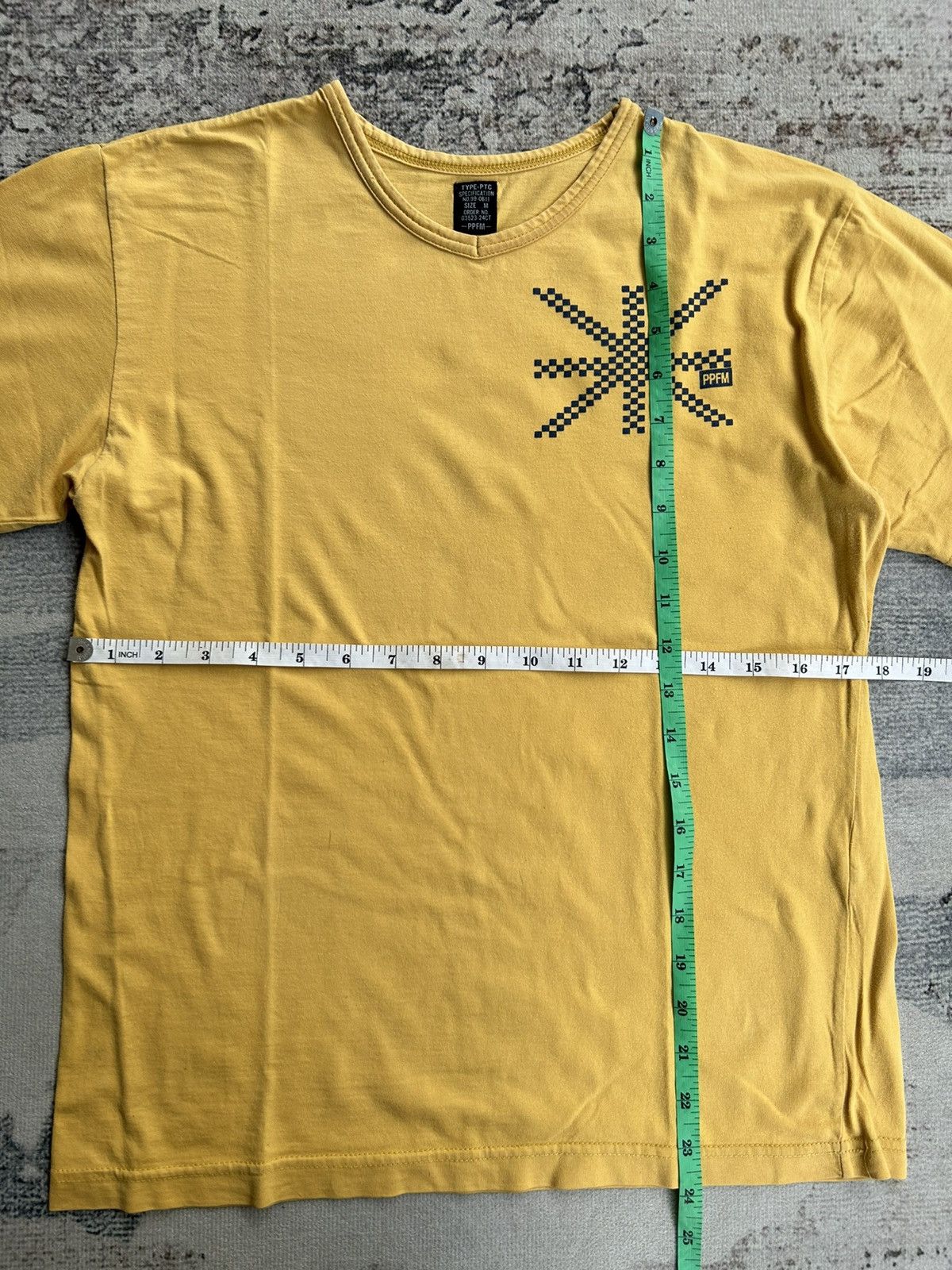 PPFM 2000s PPFM Yellow Tshirt Size US M / EU 48-50 / 2 - 6 Thumbnail