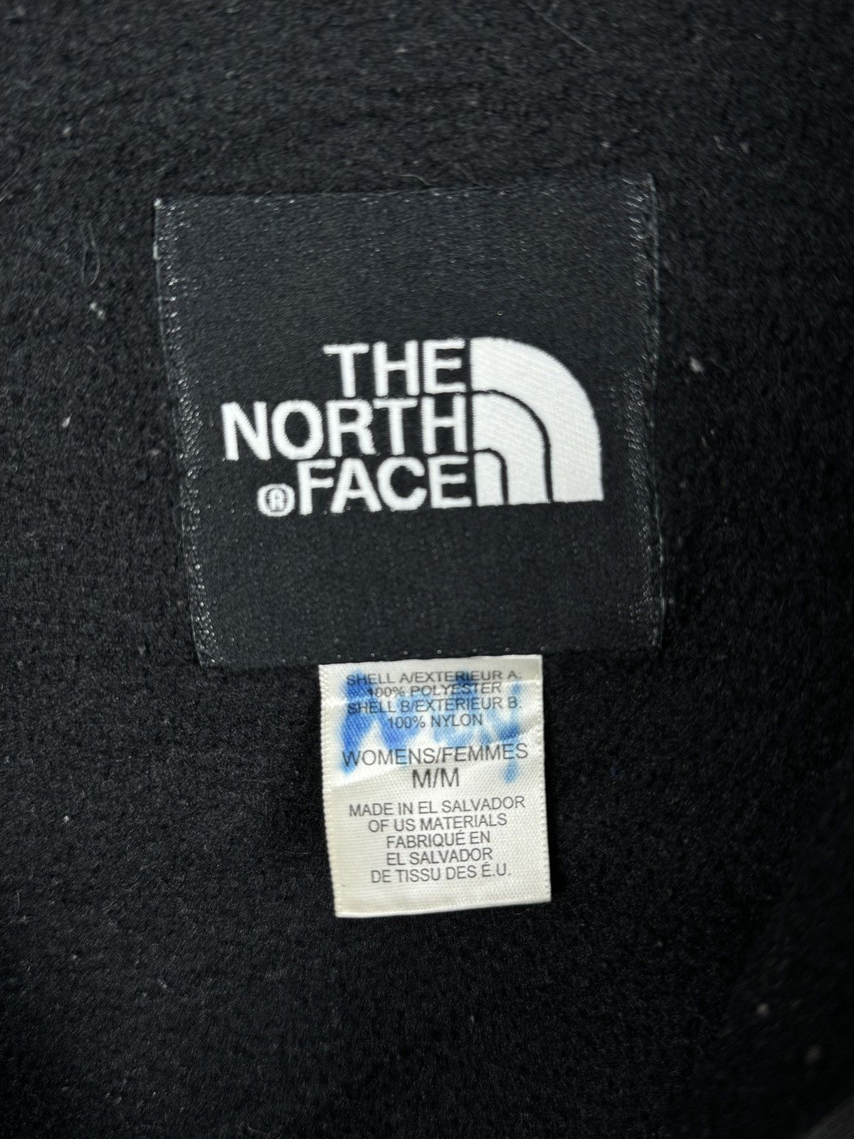 Womens The North Face fleece zip jacket track nylon outdoor