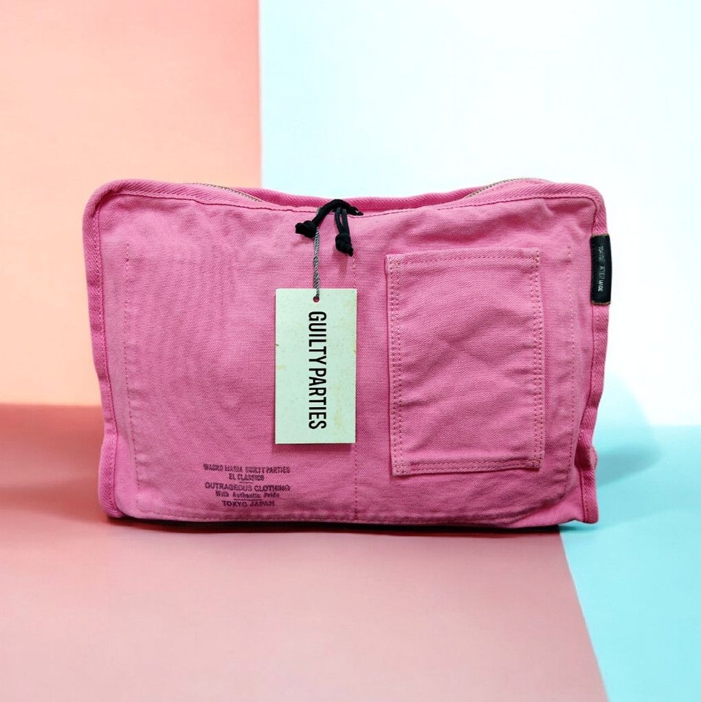 Wacko Maria WM Guilty Parties x Yoshida Porter Canvas Clutch Bag