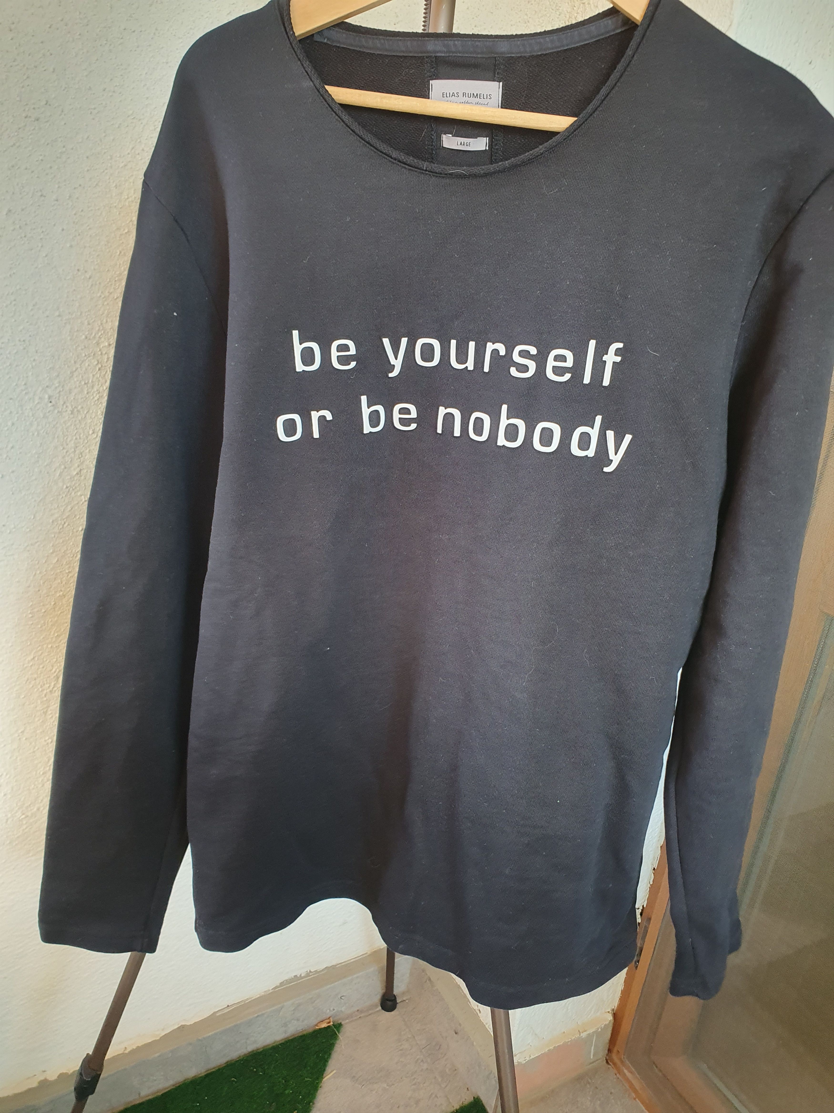 Other Elias Rumelis Er Dorian Be Yourself Or Be Nobody sweatshirt Size L / US 10 / IT 46 - 6 Thumbnail