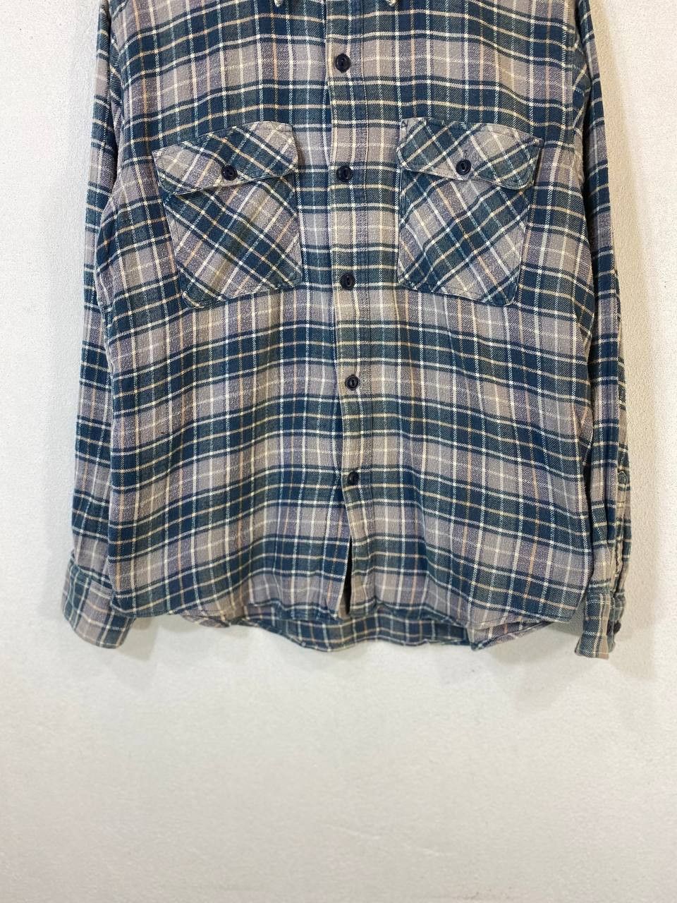 Big John vintage big john union made flannel shirt nice design Size US L / EU 52-54 / 3 - 4 Thumbnail
