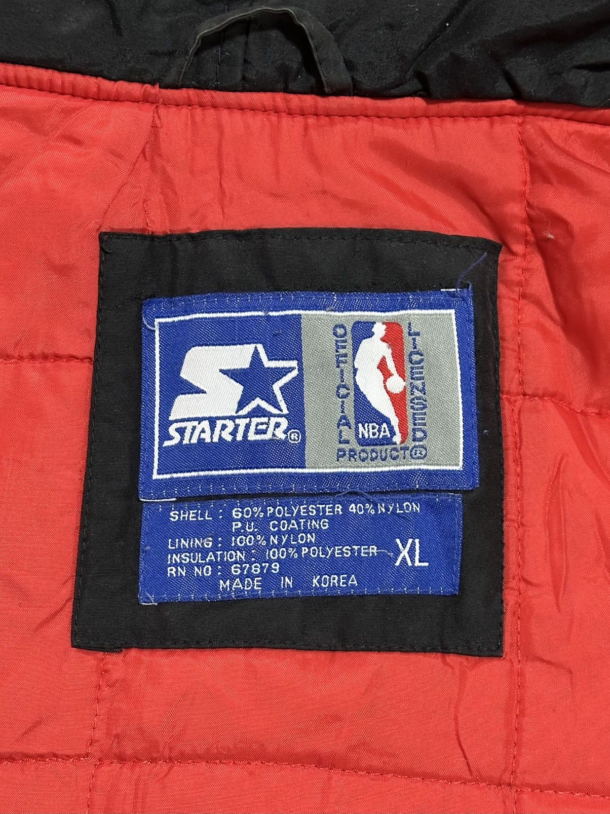 Starter Chicago Bulls Basketball Team Starter jacket Size US XXL / EU 58 / 5 - 11 Thumbnail