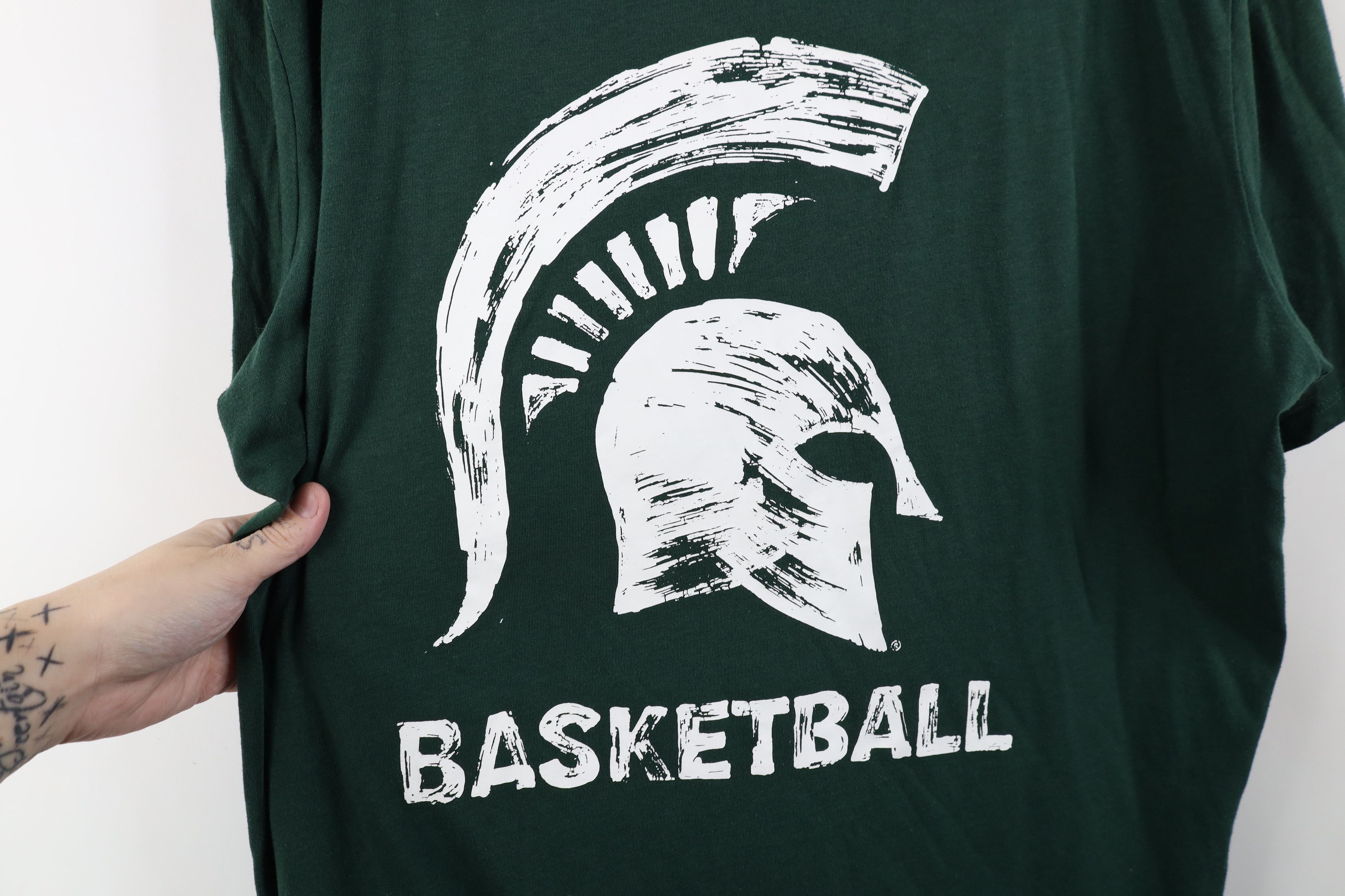 Nike Nike Cut Michigan State University Basketball T-Shirt Size US XXL / EU 58 / 5 - 4 Thumbnail