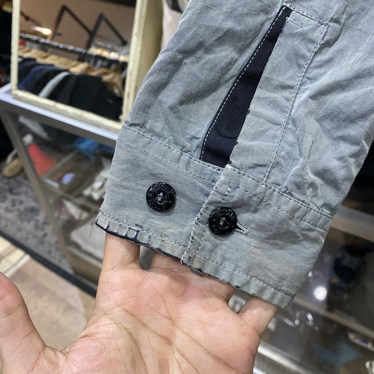 Stone Island ARCHIVE Stone Island A/W 2013 Hooded Button Up Overshirt Size US L / EU 52-54 / 3 - 5 Thumbnail