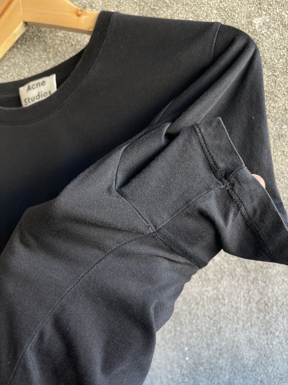 Acne Studios A/W’25🔥ACNE STUDIO🔥Logo Black Tshirt Designer Size US L / EU 52-54 / 3 - 9 Thumbnail