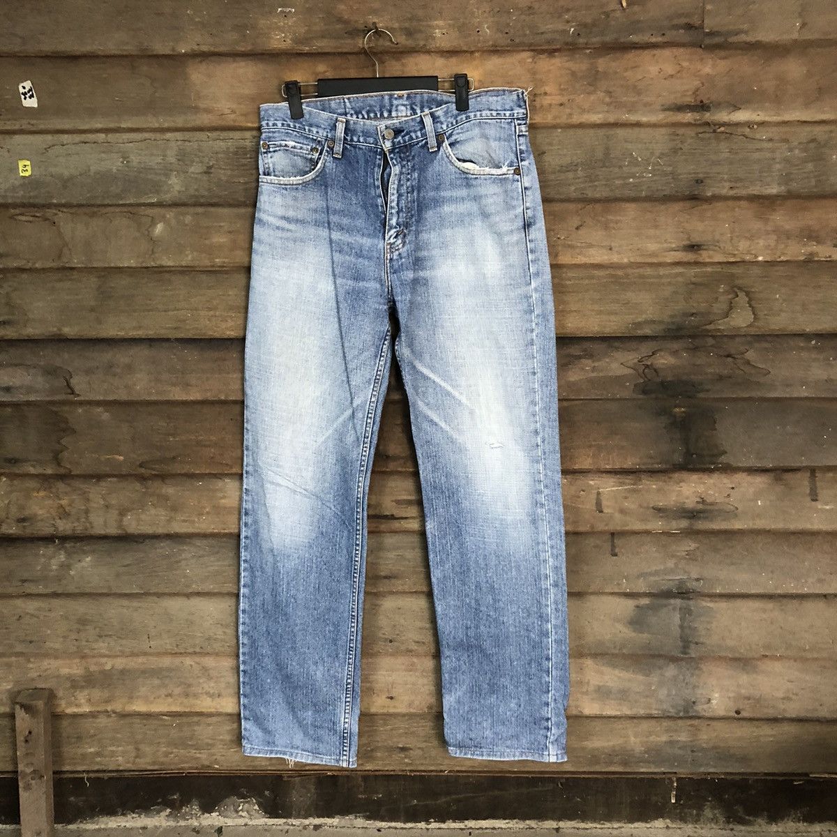 image of Distressed Denim x Levis Strauss & Co Blue Vintage Faded Jeans Pants 7311, Men's