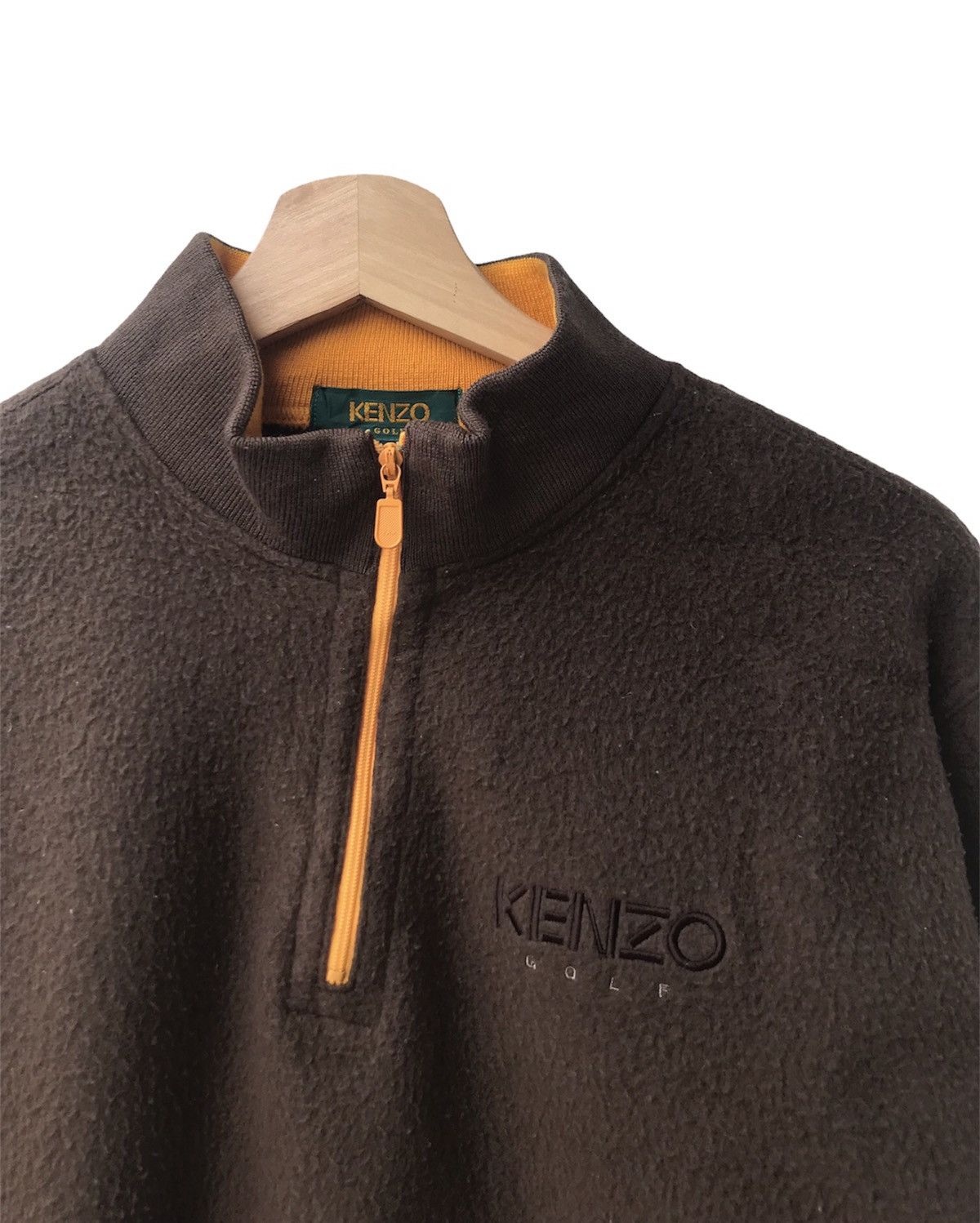 Kenzo Kenzo Golf Quarter Zip Fleece Pullover Size US S / EU 44-46 / 1 - 3 Thumbnail