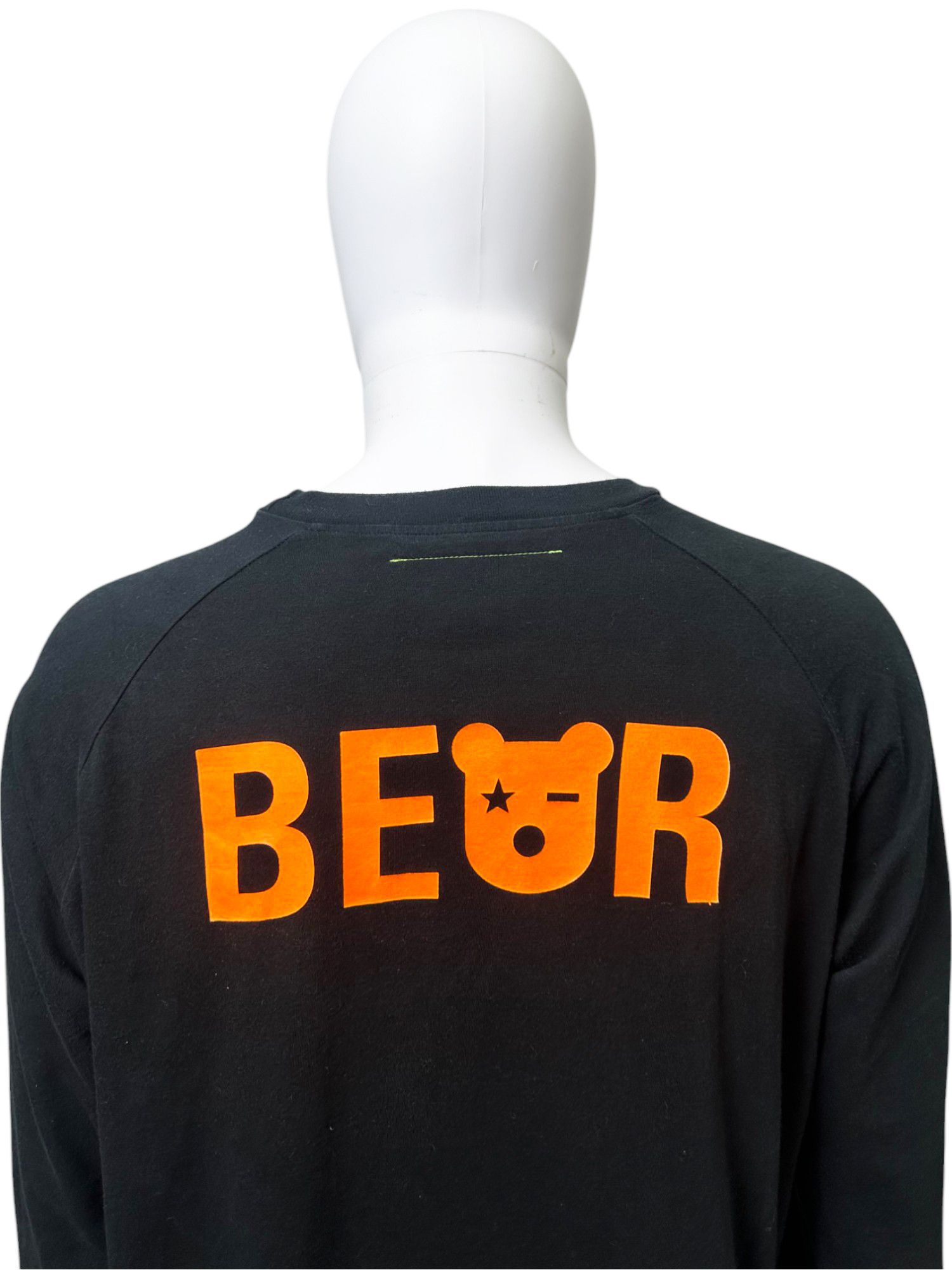 Walter Van Beirendonck F/W 2003 Aesthetic Terrorist Black Longsleeve " WOOLLY" Size US XXL / EU 58 / 5 - 6 Thumbnail