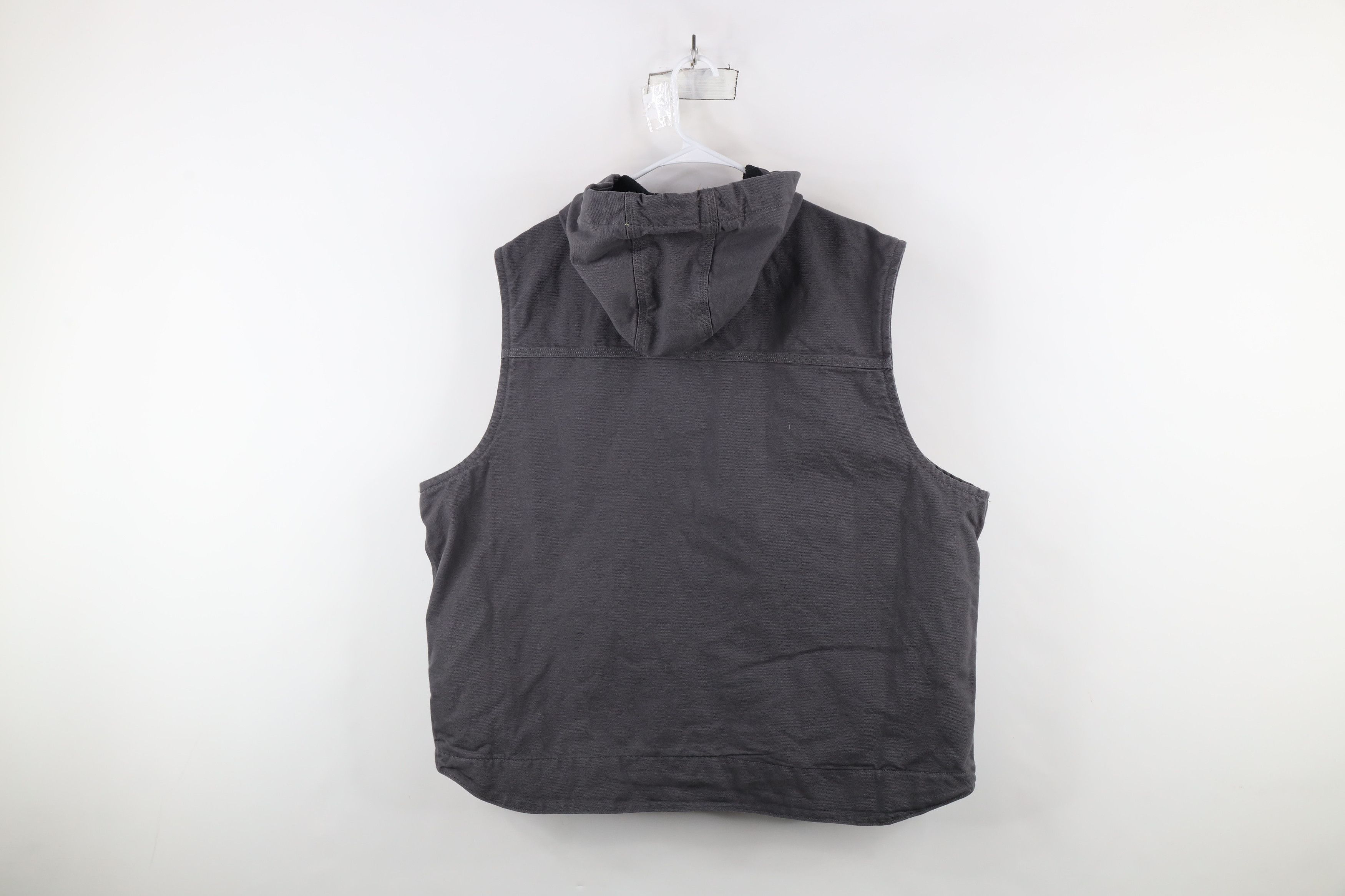 Carhartt × Vintage Vintage Carhartt Lined Sleeveless Hooded Vest Jacket Size US XXL / EU 58 / 5 - 13 Thumbnail