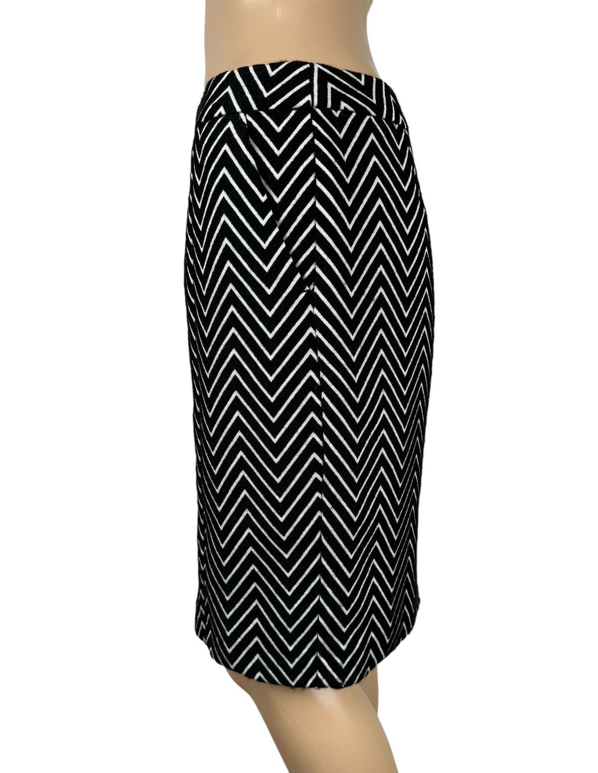 MAX&Co. Max&Co Pencil Skirt Zigzag Striped Wool-Polyester size US4 Size 27" / US 4 / IT 40 - 11 Thumbnail