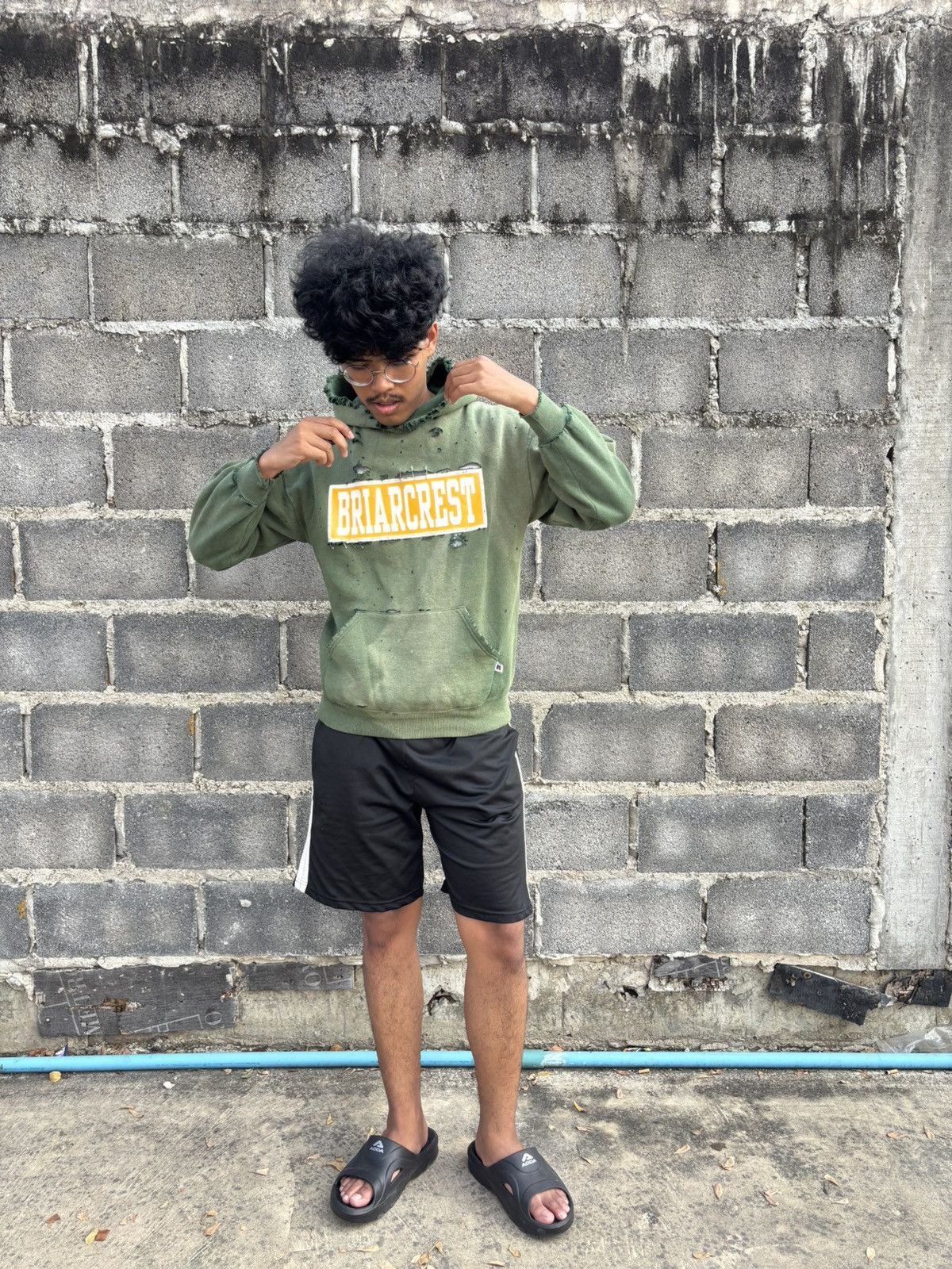 Russell Athletic Thrashed 90s Distressed Russell Faded Hoodie Size US M / EU 48-50 / 2 - 12 Thumbnail