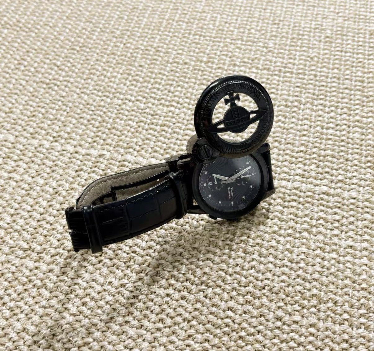 Vivienne Westwood Vivienne Westwood Saturn Sliding Cover Black Watch J29 Size ONE SIZE - 9 Thumbnail