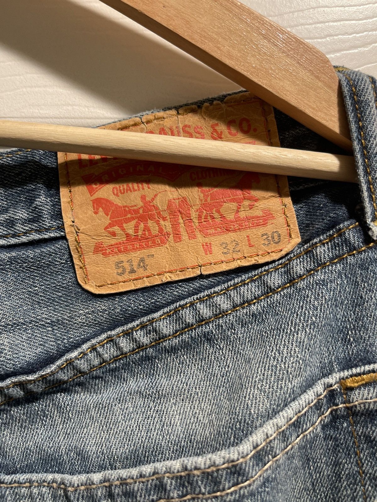 Levi's × Vintage Vintage 514 Levi’s Denim Size US 32 / EU 48 - 9 Thumbnail