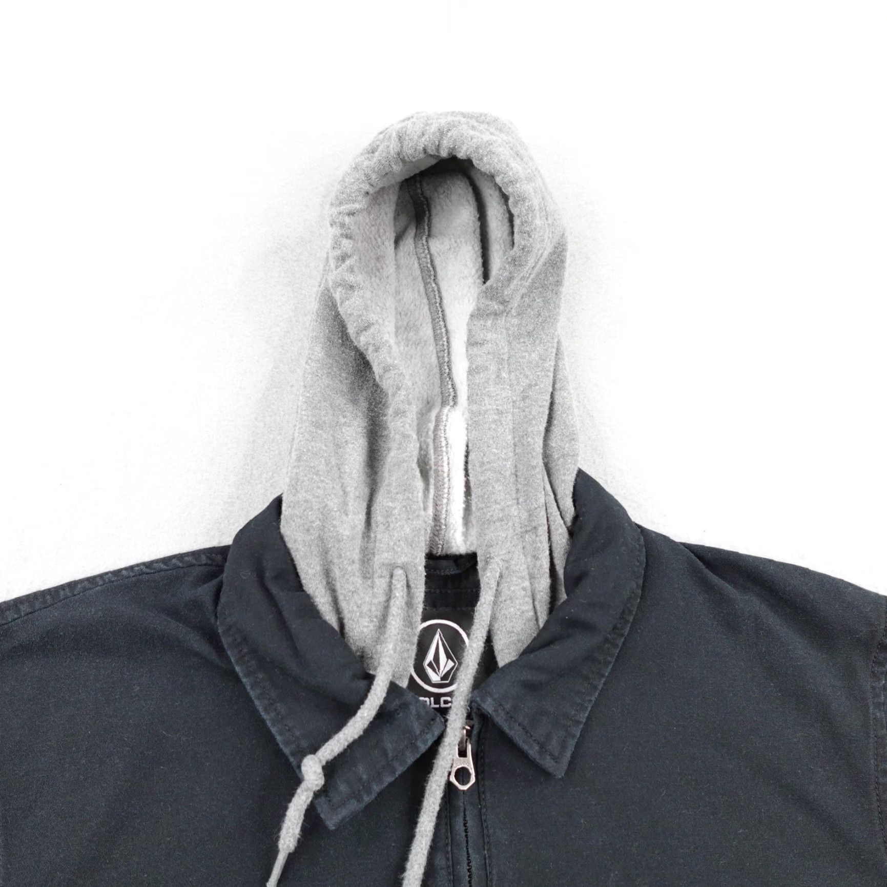 Volcom Volcom Jacket Mens XL Hooded Full-Zip Canvas Workwear Outdoor Coat Blue Mens Size US XL / EU 56 / 4 - 2 Thumbnail