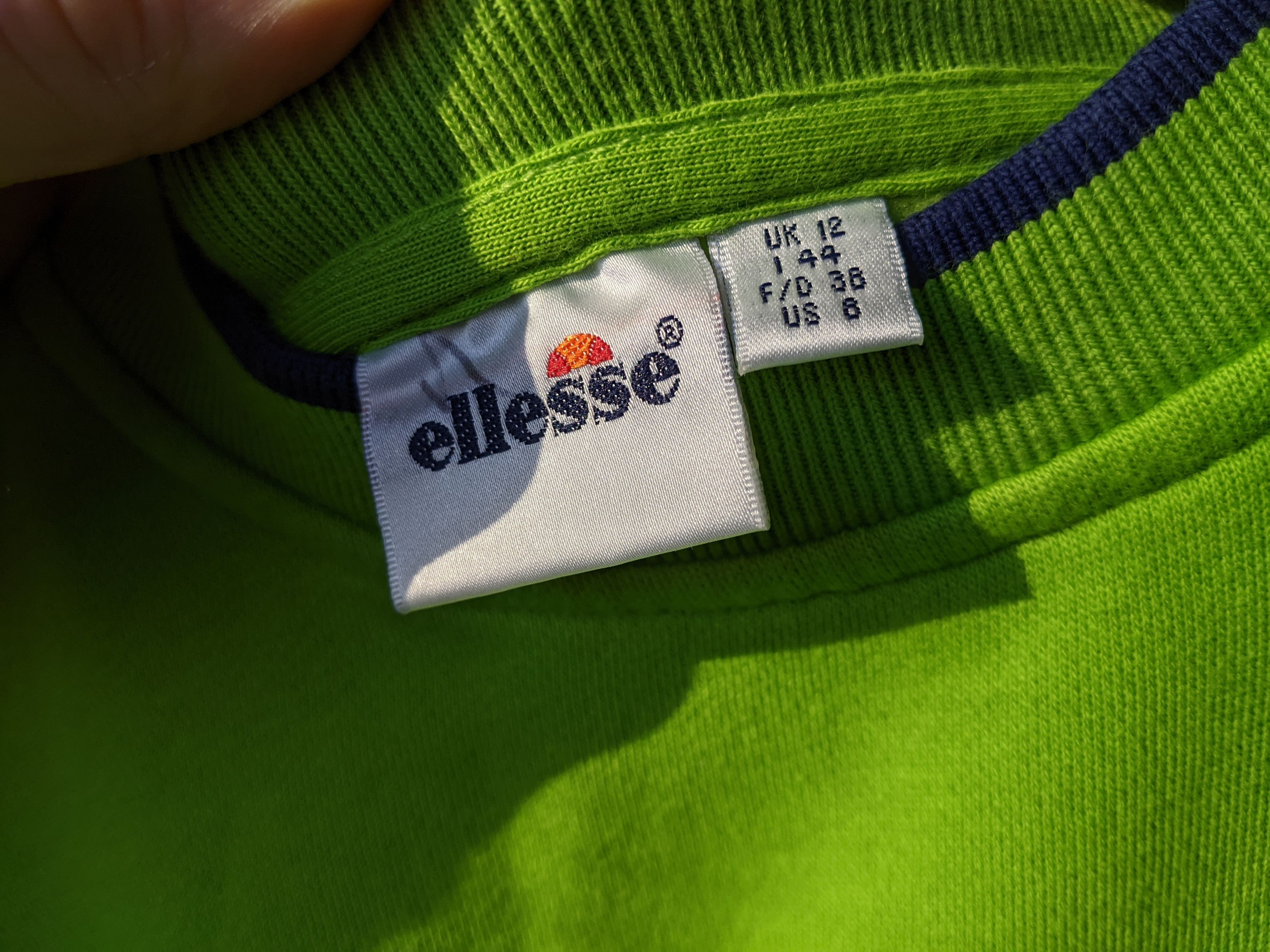 Ellesse RARE Ellesse Sweatshirt Big Logo Vintage 90s Oversize Green Size US S / EU 44-46 / 1 - 14 Thumbnail