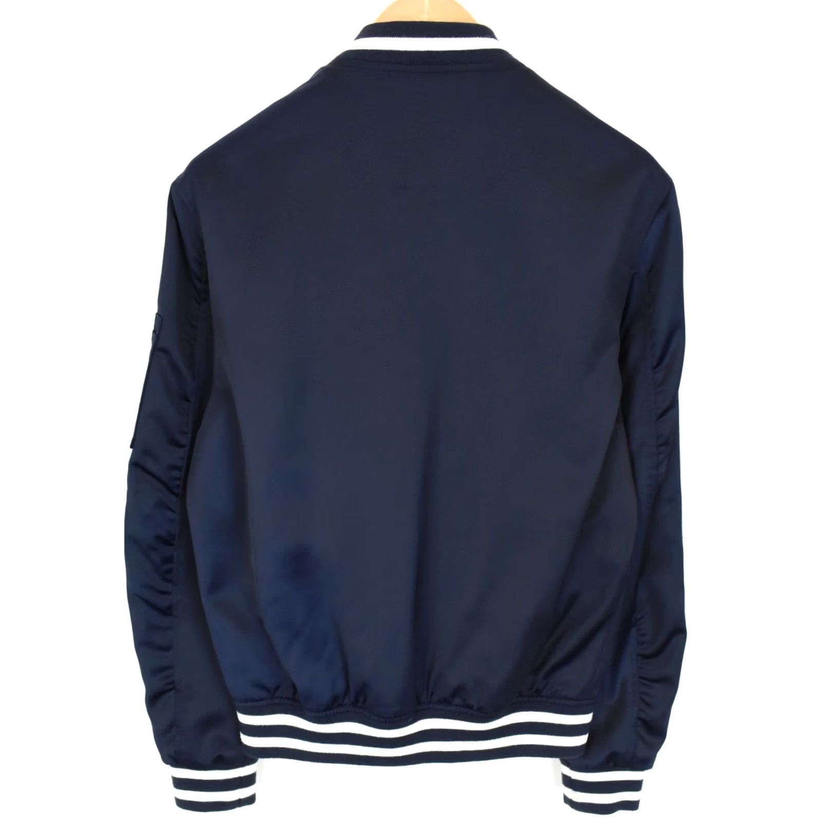 Lee LEE Jacket Mens SMALL Bomber Striped Ribbed Hems Pockets High-Neck Clothing Jacket Size US S / EU 44-46 / 1 - 2 Thumbnail
