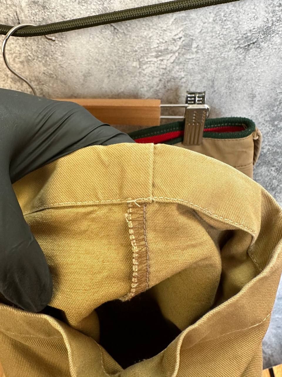 Japanese Brand Kosmo Lupo Beige Chino Pants Stripe Detail Cult Wear Size US 32 / EU 48 - 13 Thumbnail