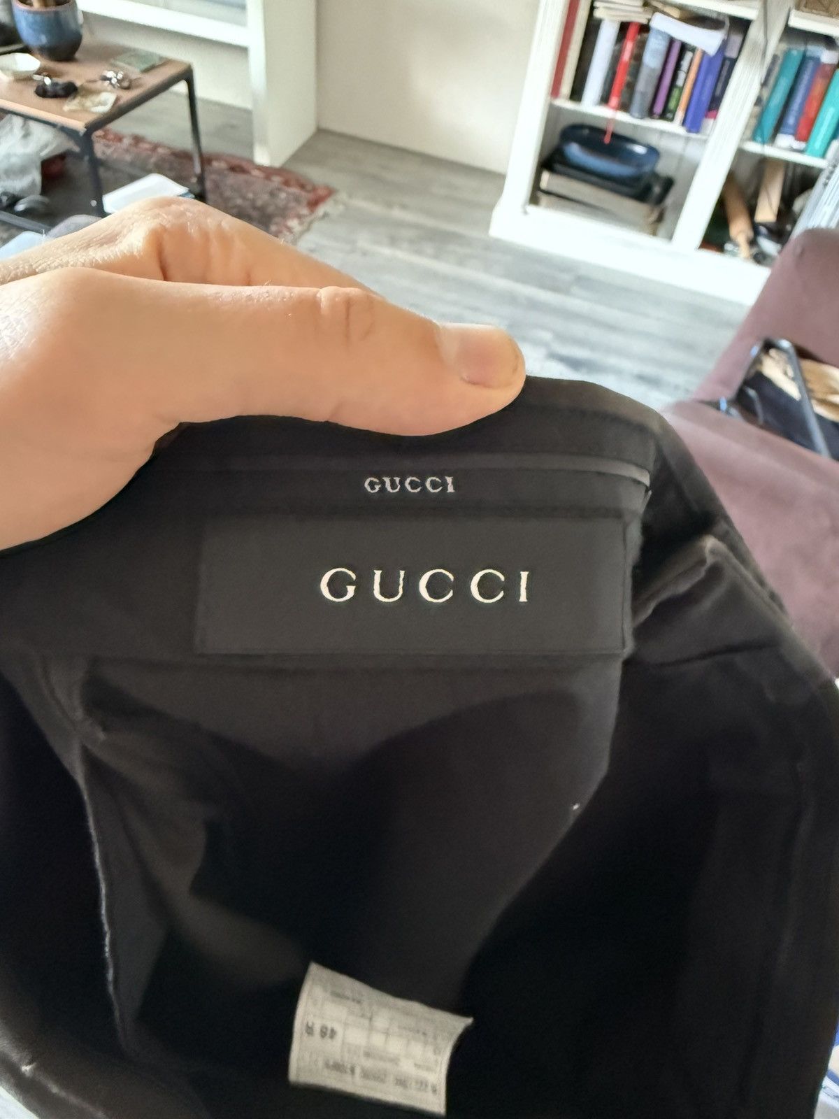 Gucci Gucci Classic Black Wool Trousers with Stretch – Size 48R Size US 32 / EU 48 - 10 Thumbnail