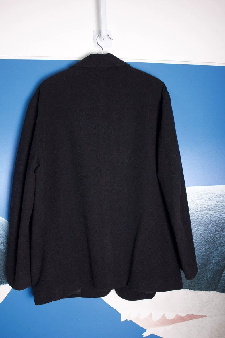 Yohji Yamamoto Yohji Yamamoto size m Men's scarf collar blazer 2505-Nexta Size 36R - 2 Thumbnail