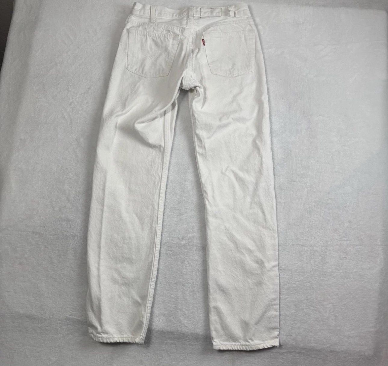 Levi's Vintage Clothing VTG Levi's 501 USA White Denim Jeans Size 25" / US 0 / IT 36 - 2 Thumbnail