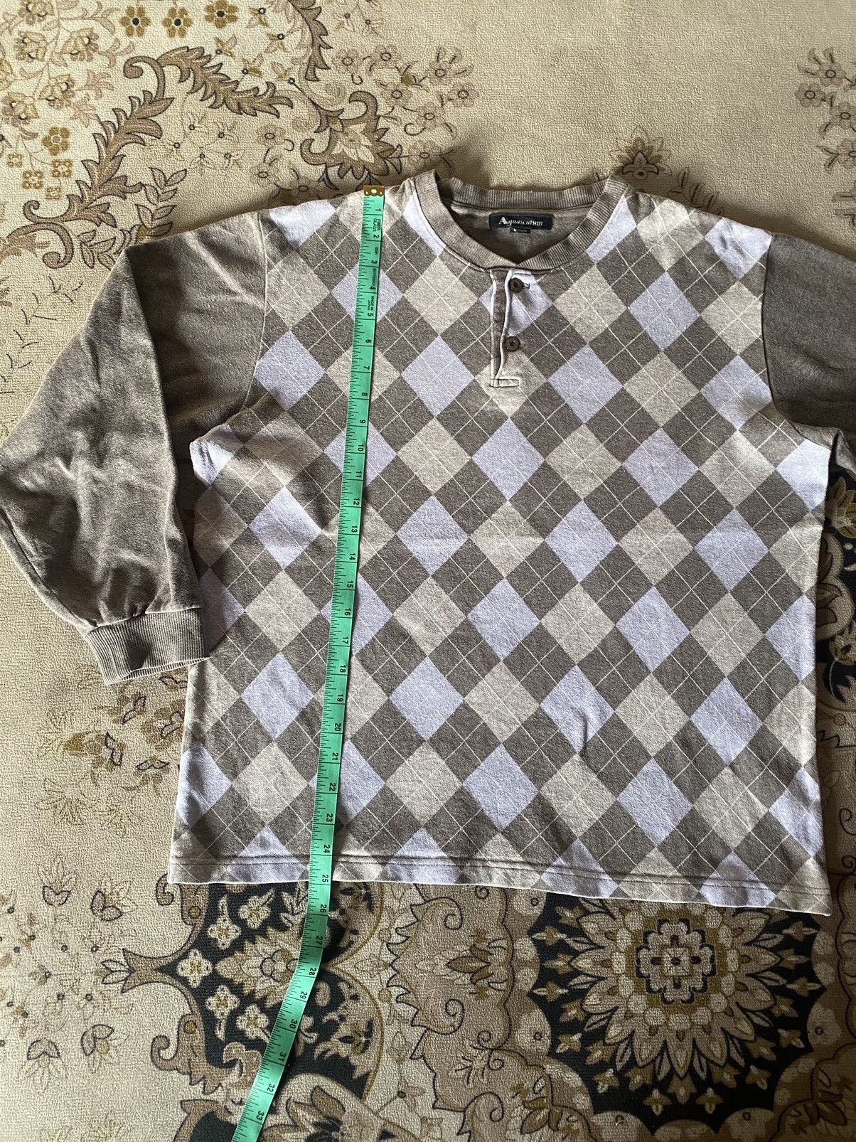 Aquascutum Vintage Aquascutum Long Sleeve T-Shirt Size US L / EU 52-54 / 3 - 10 Thumbnail