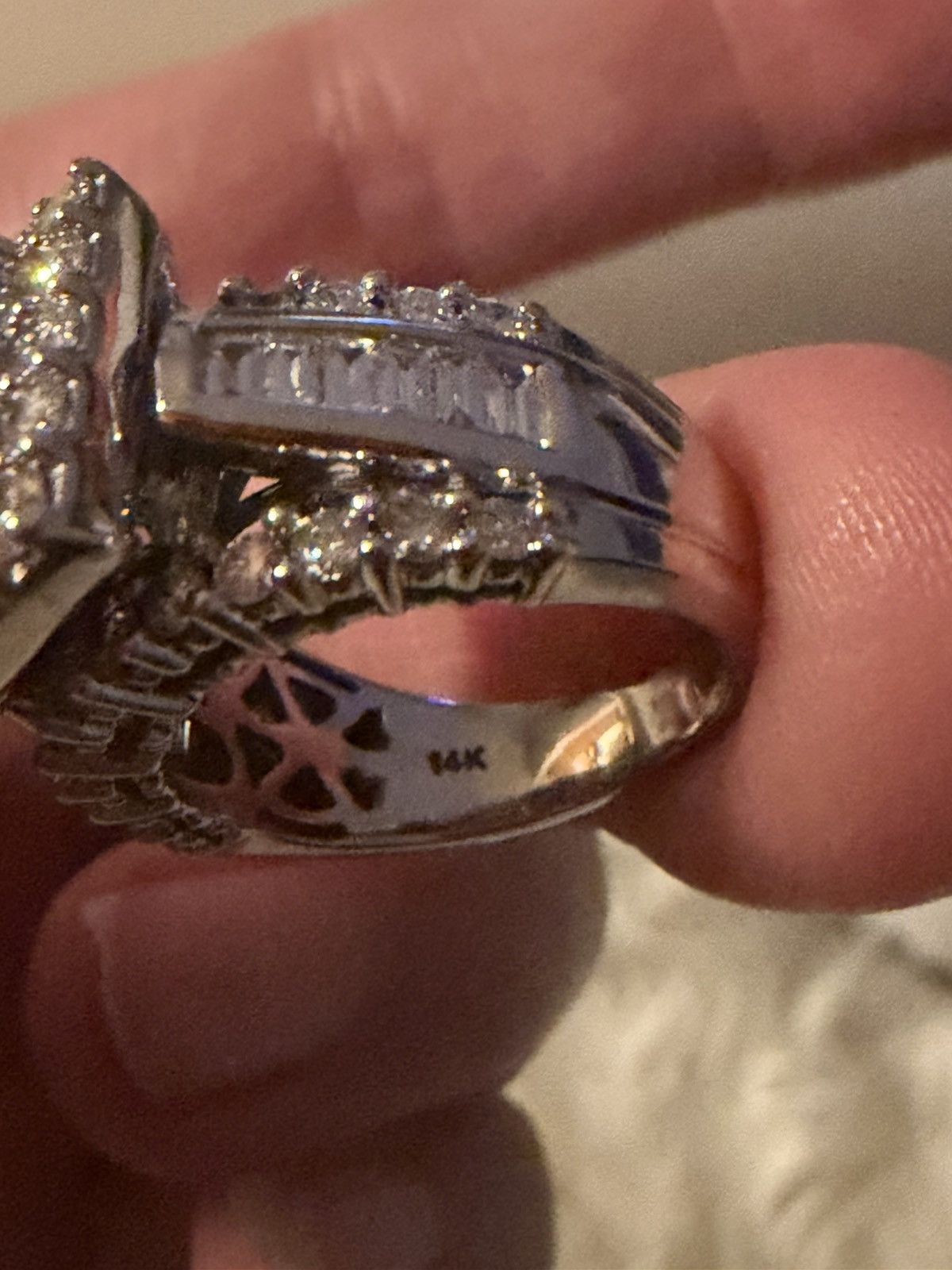 Other 14kt white gold 2.98 carat diamond ring Size ONE SIZE - 5 Thumbnail