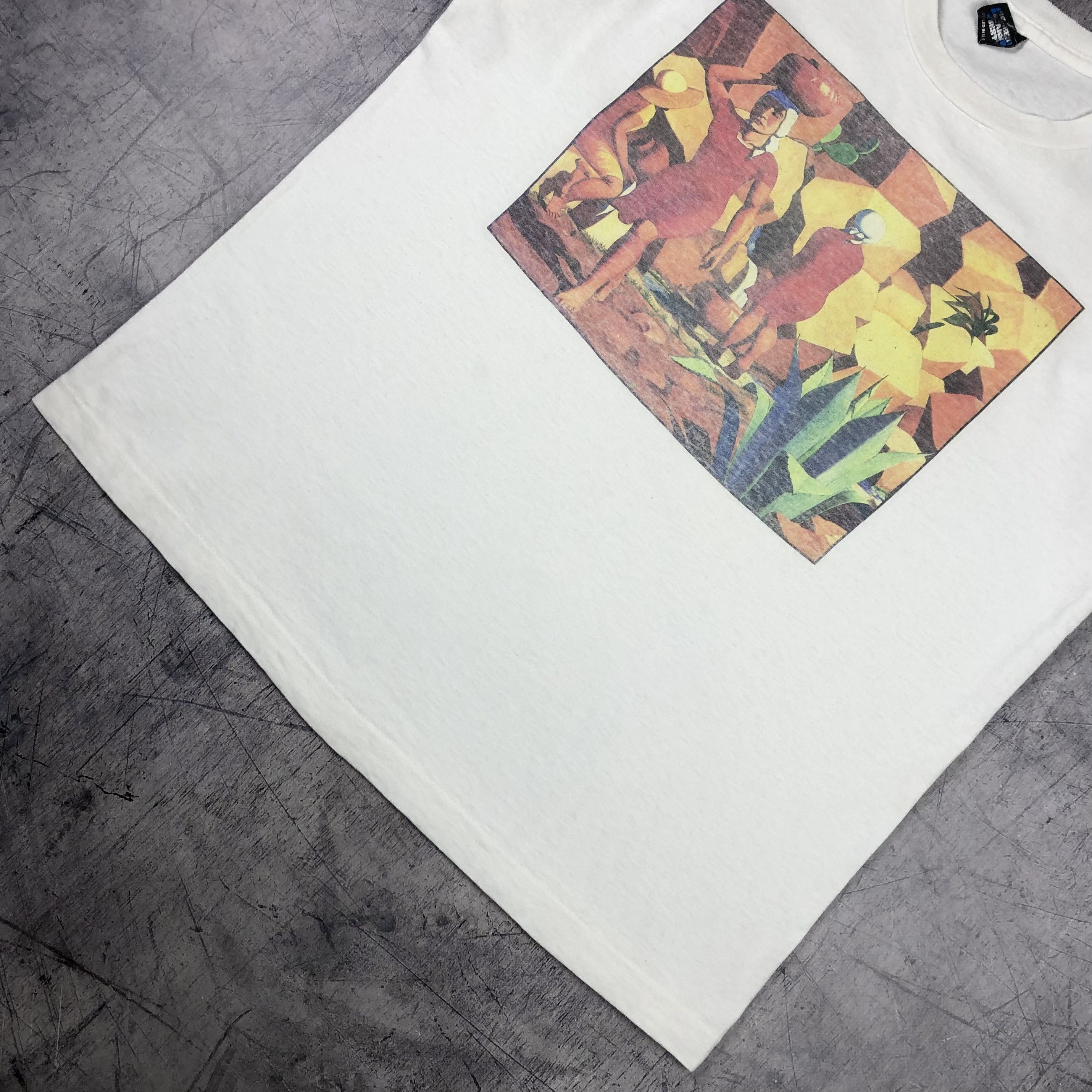 Vintage Las Aquadoras by Jose Jorge Oramas Art Tee Size US XL / EU 56 / 4 - 7 Thumbnail
