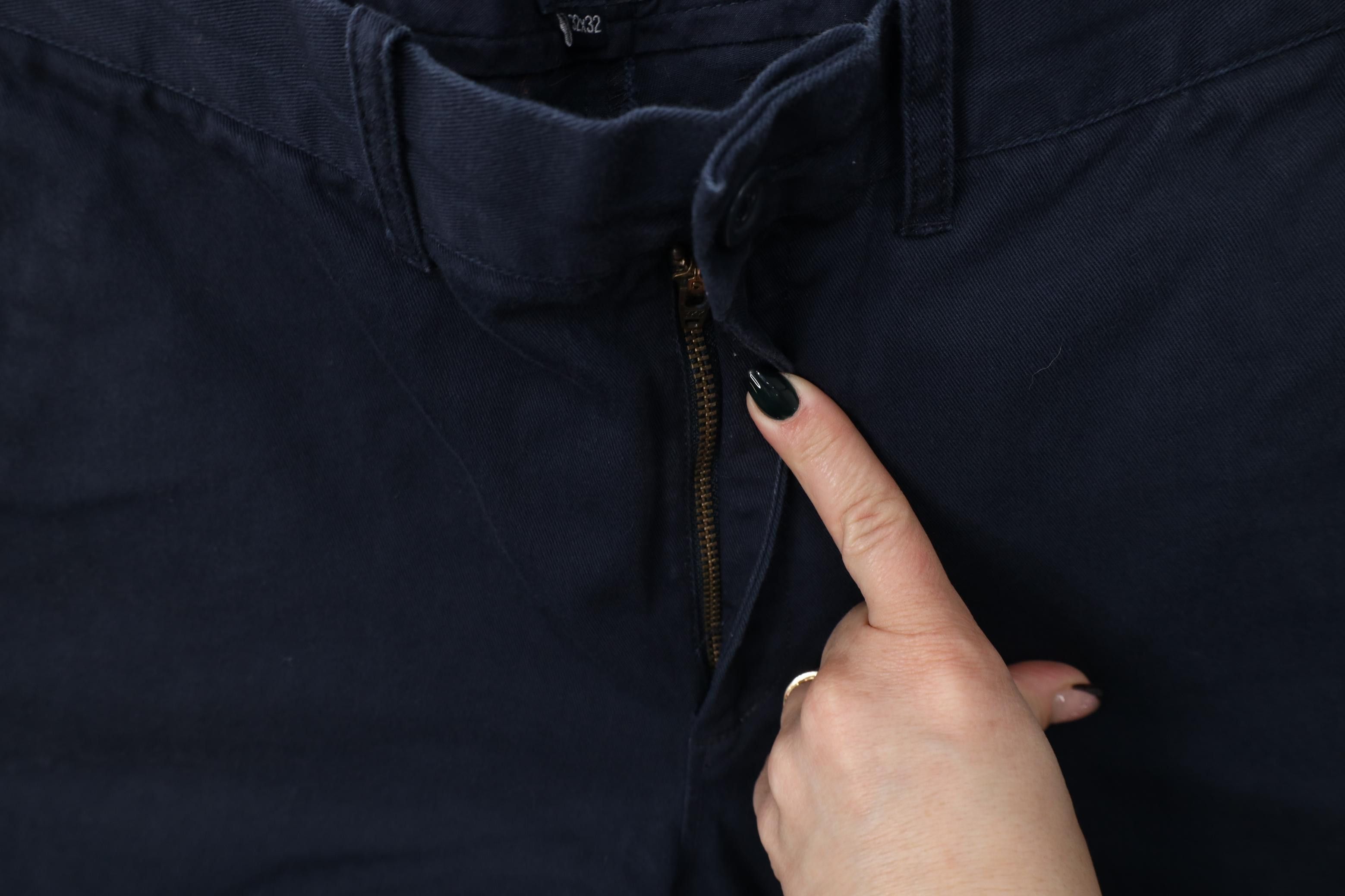 J.Crew J Crew The Sutton Straight Leg Chino Pants Navy Blue Cotton Size US 32 / EU 48 - 6 Thumbnail