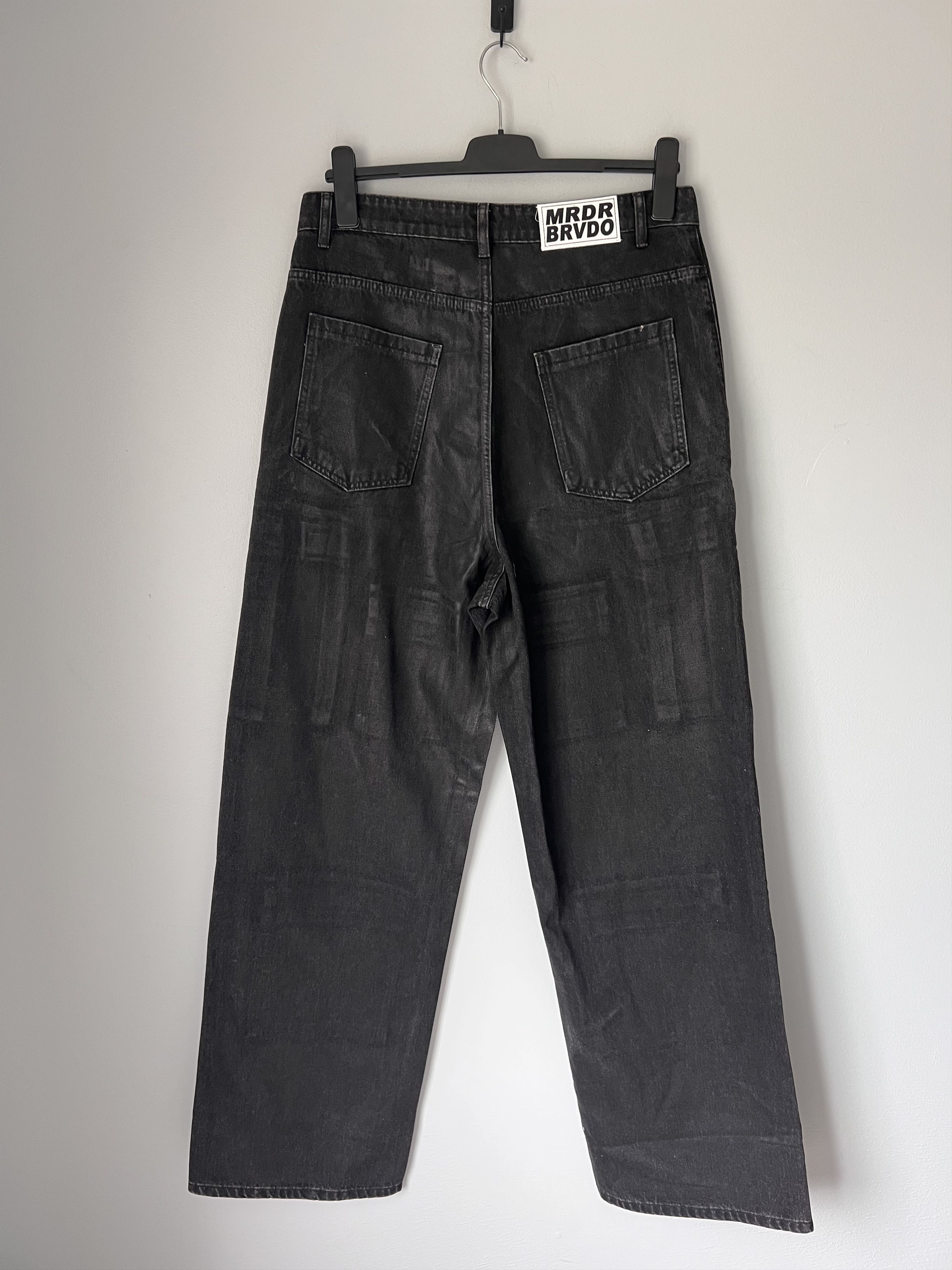 Who Decides War Who Decides War Waxed Cargo Pants in Black Size US 34 / EU 50 - 4 Thumbnail