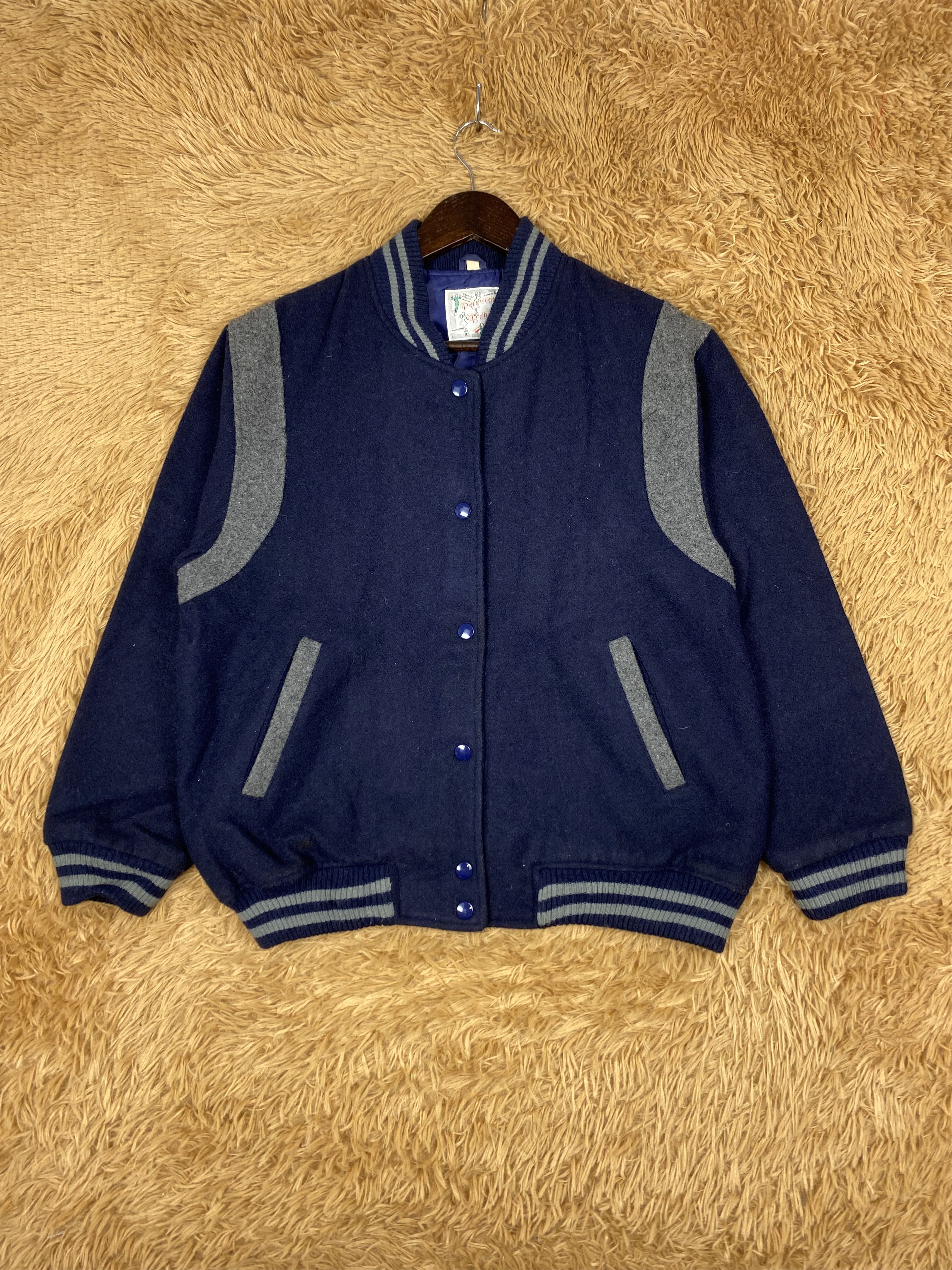 Japanese Brand Vintage Japanese Brand Varsity Jacket DJ0750 Size US L / EU 52-54 / 3 - 1 Thumbnail