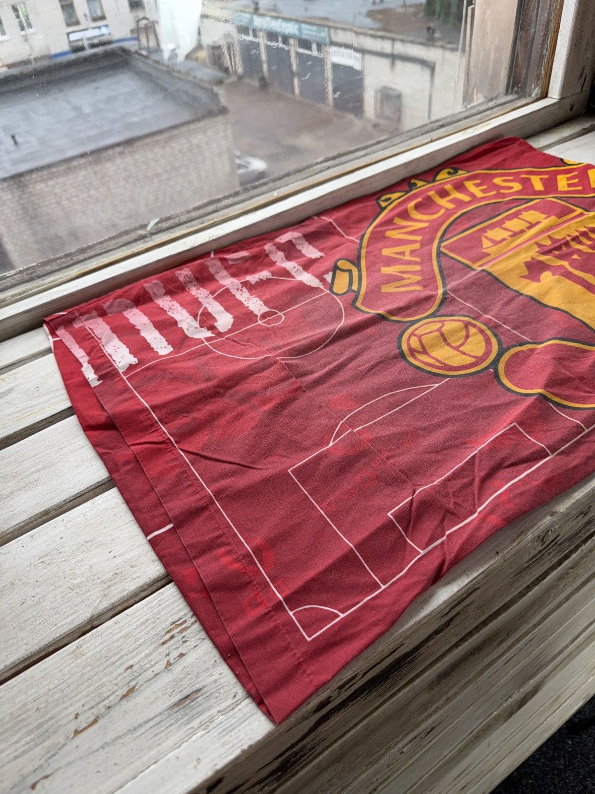 Other 90s Manchester United Pillow Cover Football Pitch Design Size ONE SIZE - 3 Thumbnail
