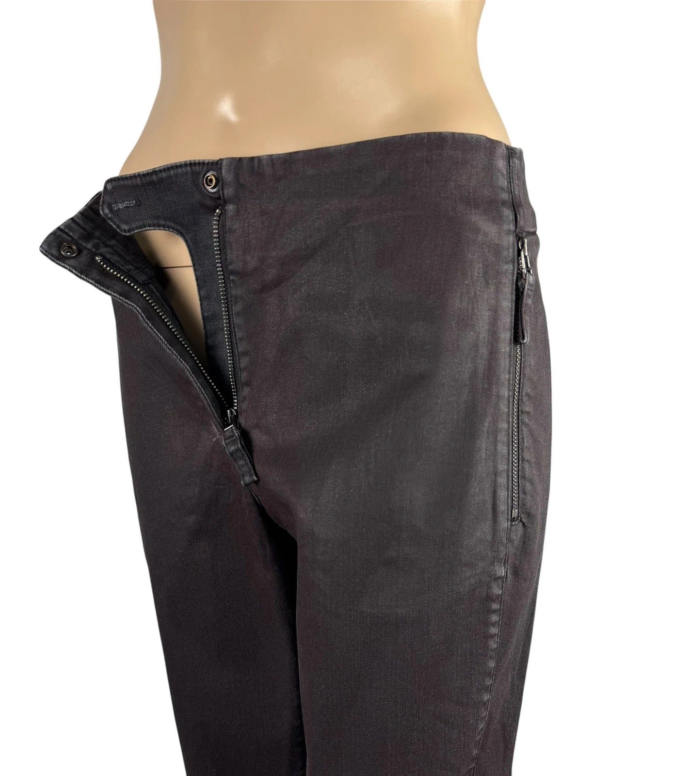 Annette Gortz Annette Gortz Denim Pants Bordeaux size DE40 IT46 Size 34" / US 12 / IT 48 - 8 Thumbnail