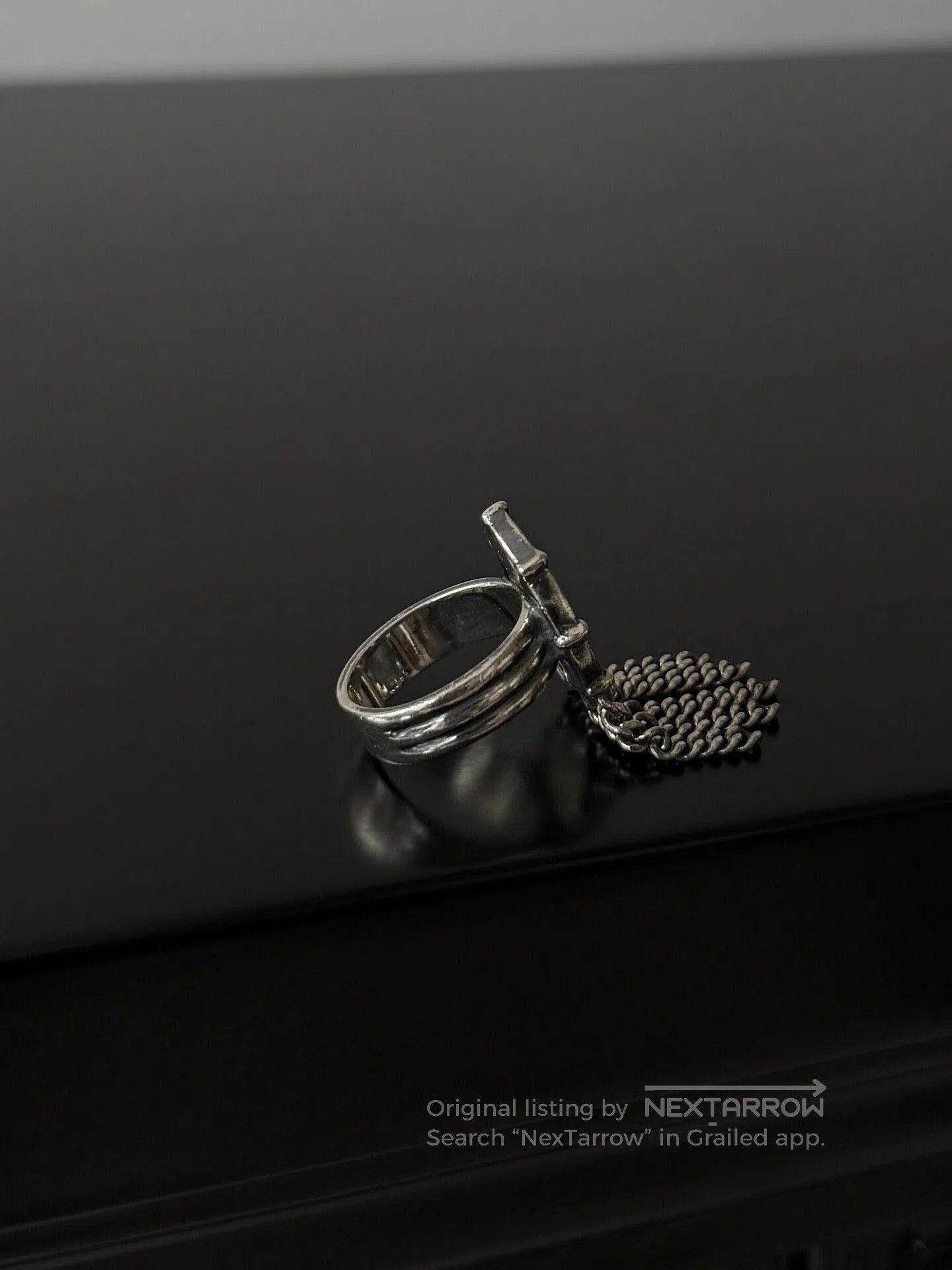 Jean Paul Gaultier Jean Paul Gaultier Amber Pendant Ring. Size ONE SIZE - 5 Thumbnail