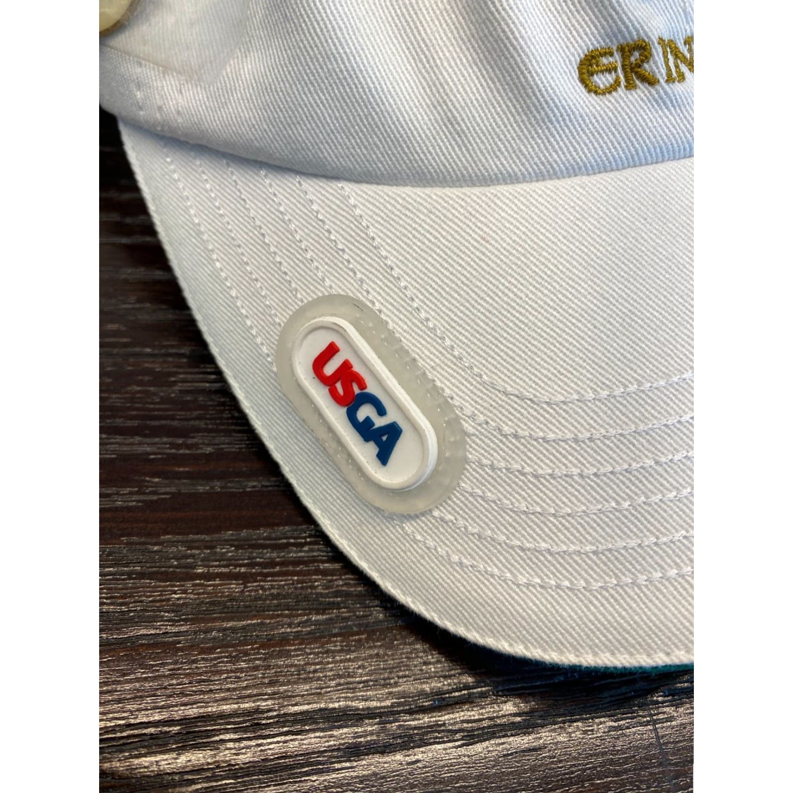 Vintage VINTAGE USGA US Open Golf Hat Baseball Cap Adult One Size White Strapback 2017 Erin Hills Sports Size ONE SIZE - 3 Thumbnail
