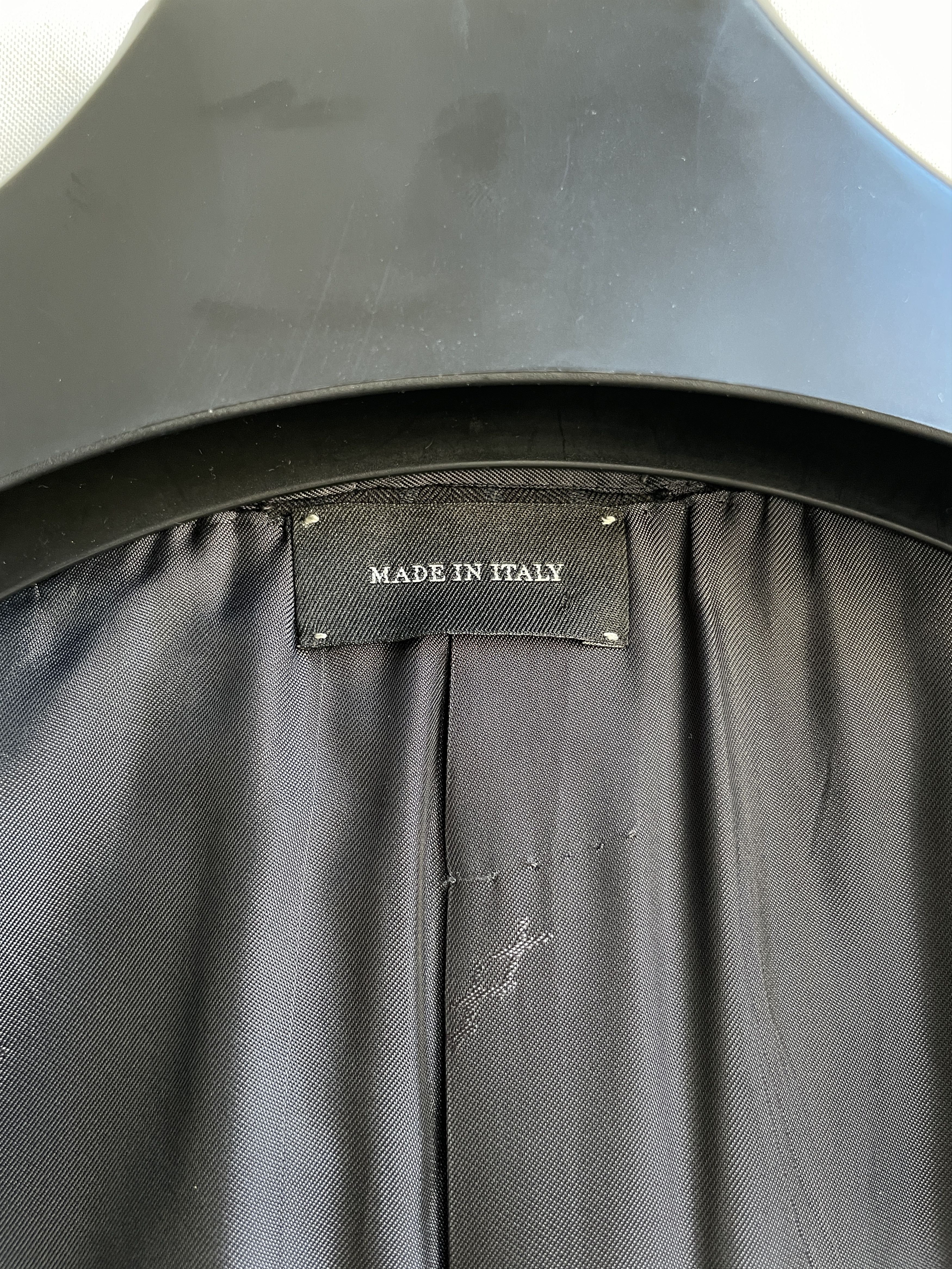 Ermenegildo Zegna Ermenegildo Zegna Couture Striped Navy Wool Suit Jacket Size 46R - 10 Thumbnail