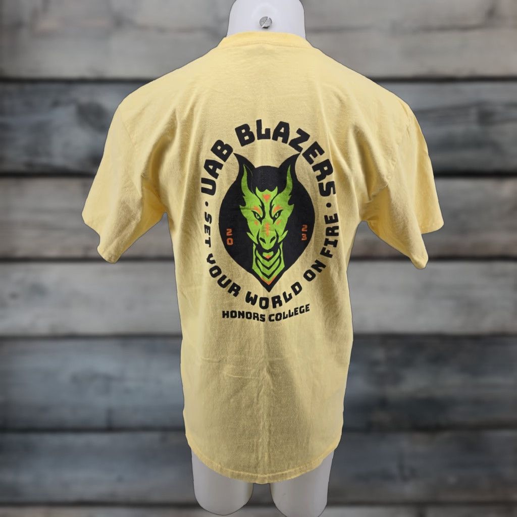 Port & Company UAB Blazers Honors College 2023 T Shirt Men Large Yellow Shirt Size US L / EU 52-54 / 3 - 1 Thumbnail