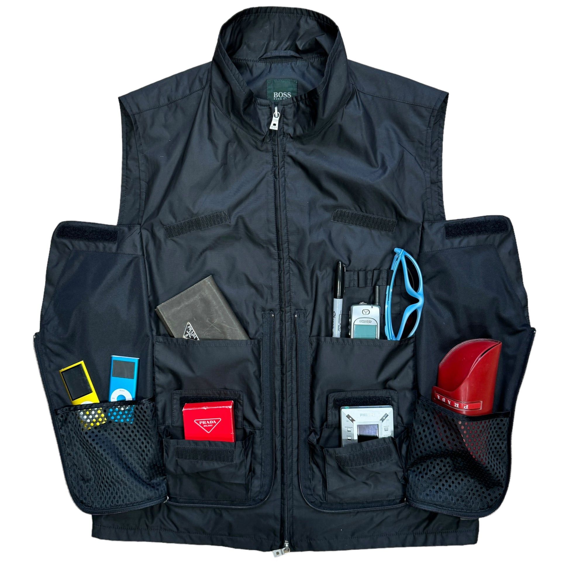 Hugo Boss × Vintage Hugo Boss Golf Technical Stealth Pocket Vest size 56 L/XL Size US XL / EU 56 / 4 - 1 Thumbnail