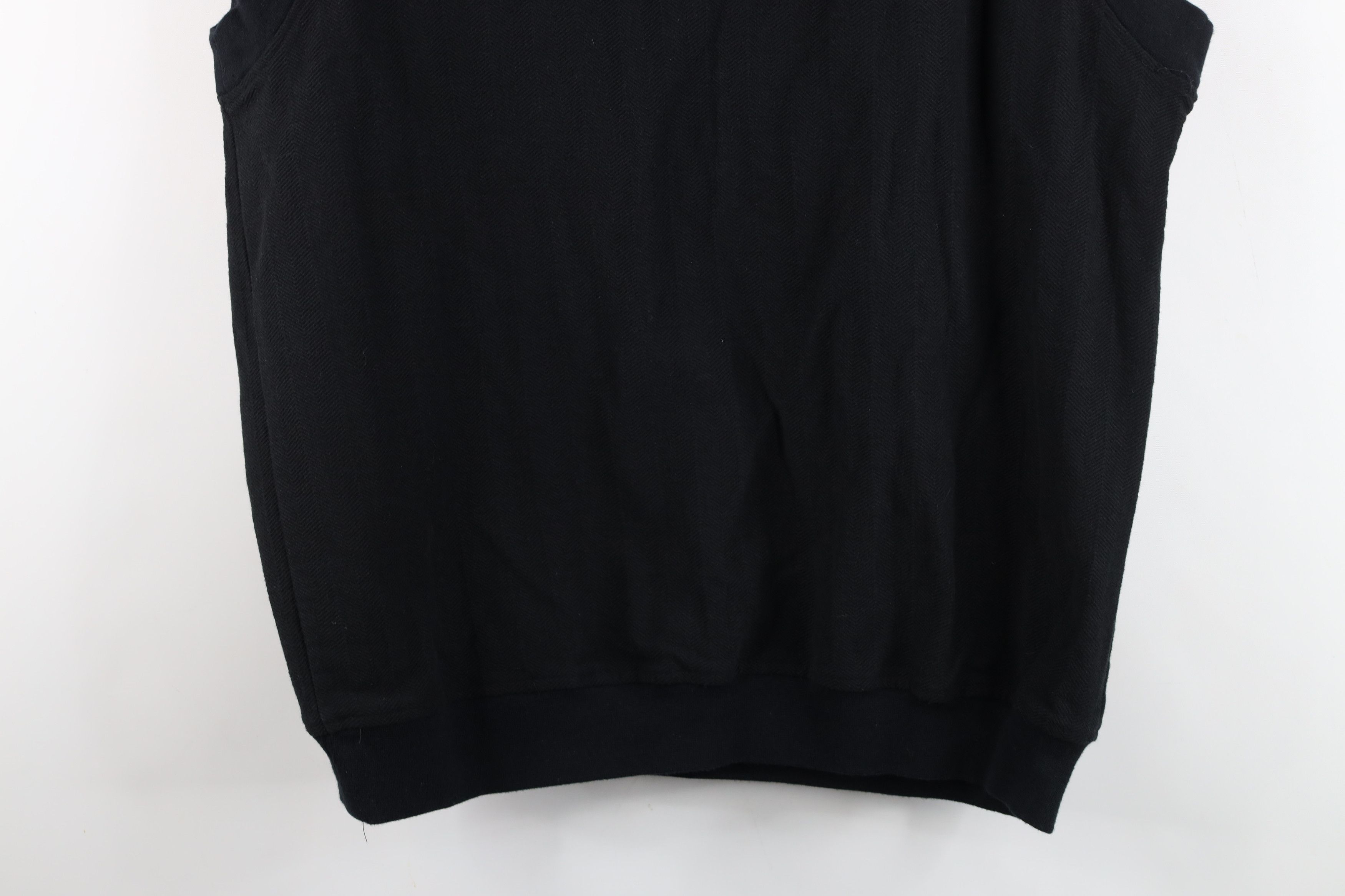 Vintage Vintage 90s Streetwear V-Neck Golf Sweater Vest Black Size XXL / US 16-18 / IT 52-54 - 11 Thumbnail