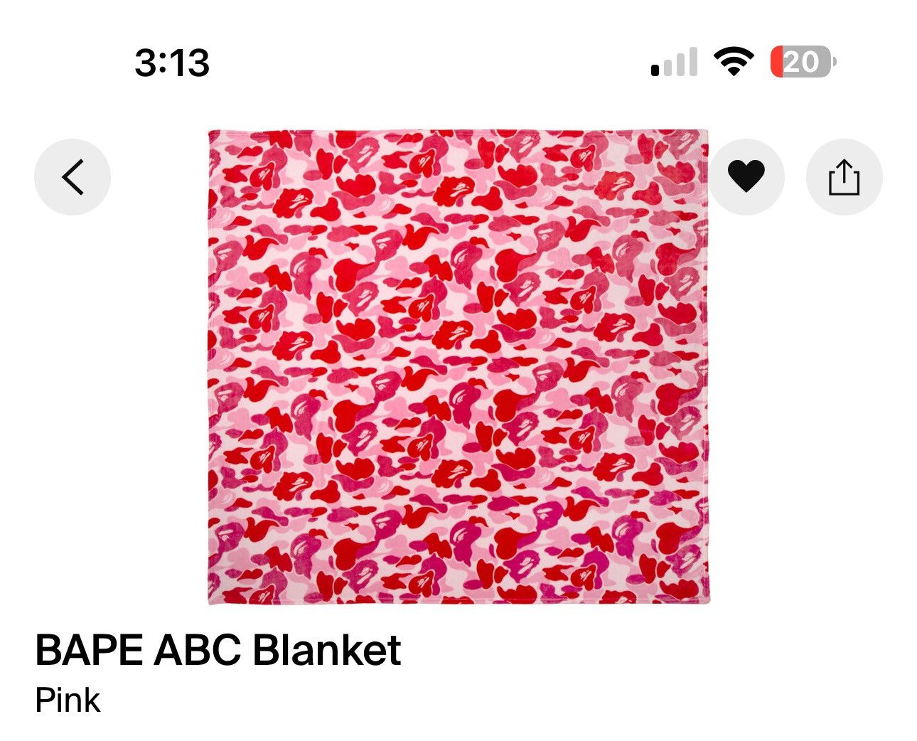 Bape ABC Camo Blanket Size ONE SIZE - 2 Thumbnail