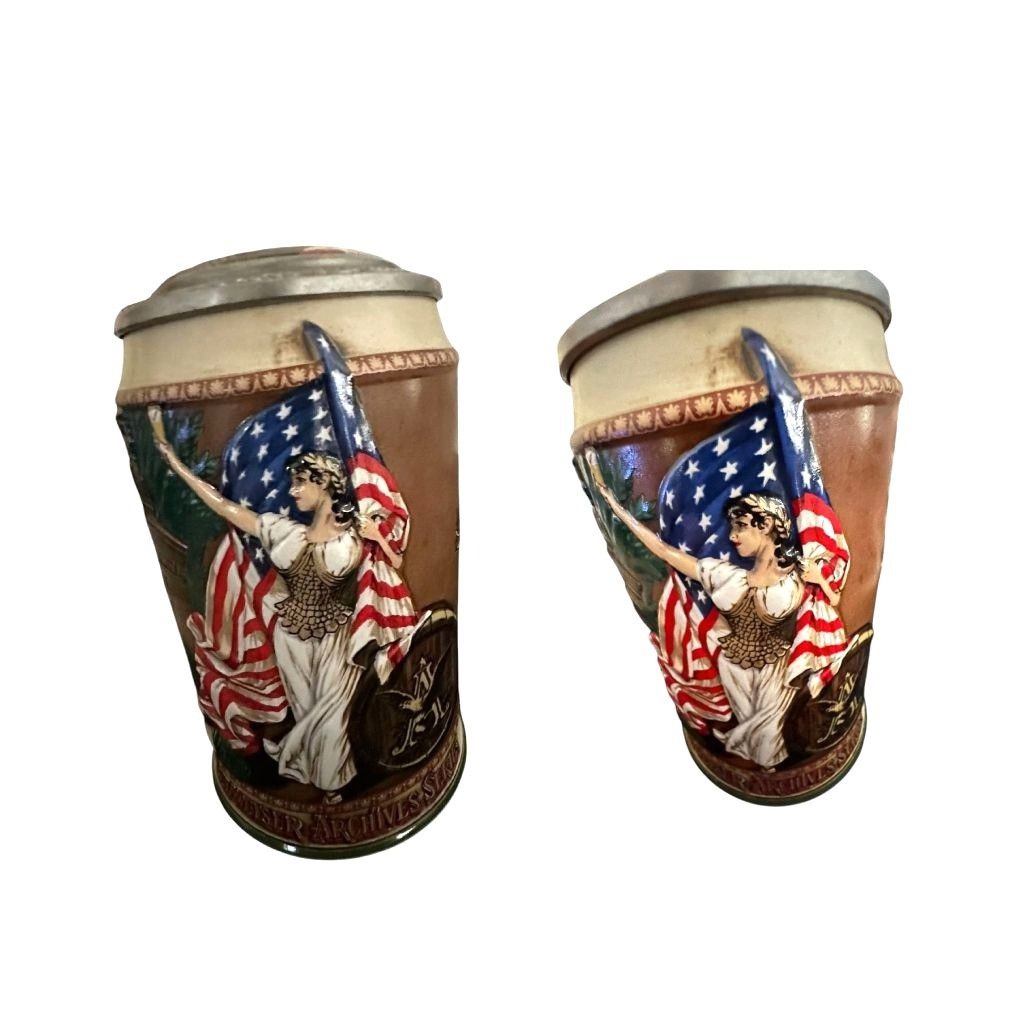 Budweiser Budweiser Archive Series Beer Stein 1983 Colombian Expositio Size ONE SIZE - 2 Thumbnail