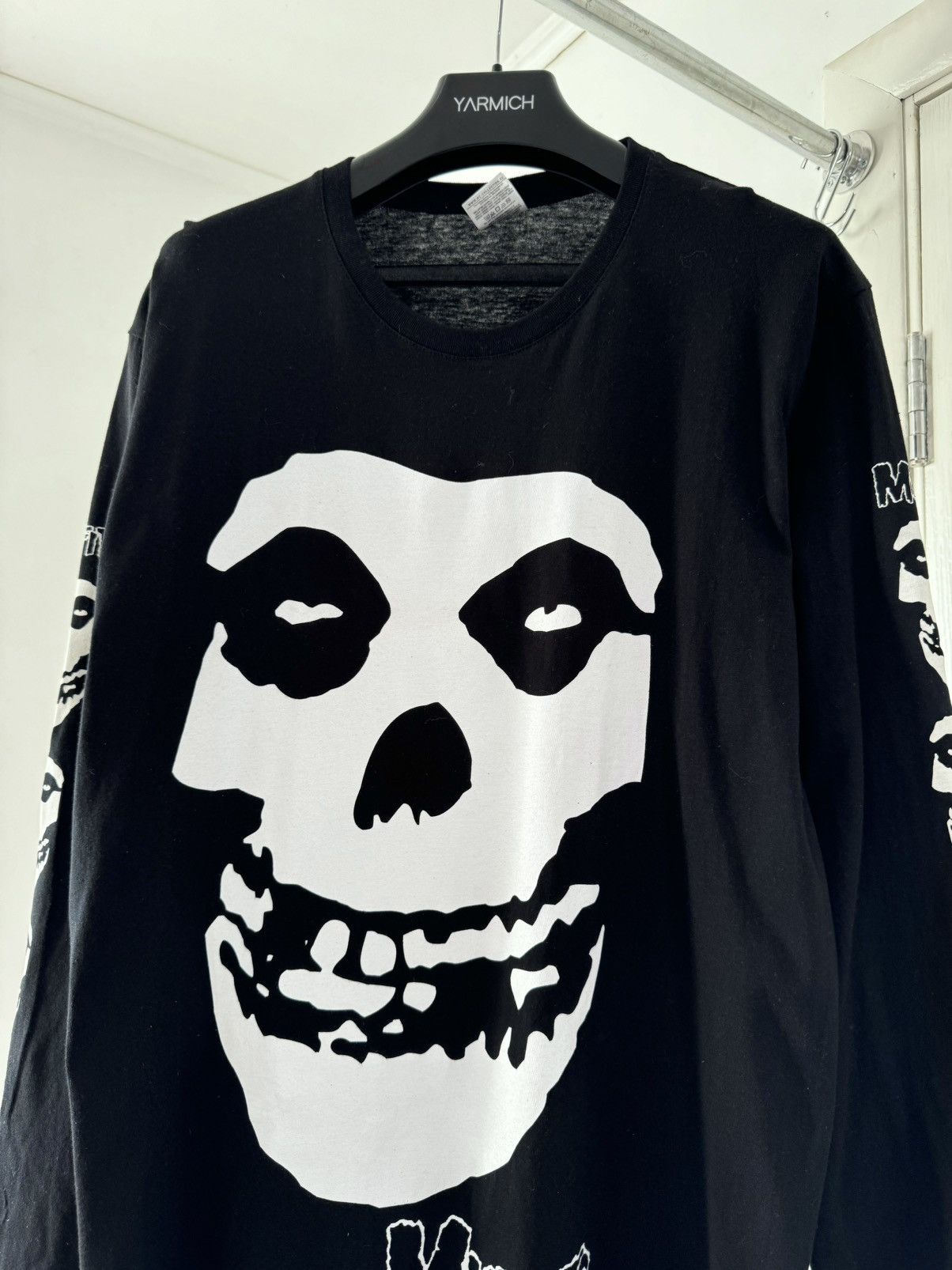 Band Tees Misfits Y2K Faced Longsleeve Tee Size US XL / EU 56 / 4 - 4 Thumbnail